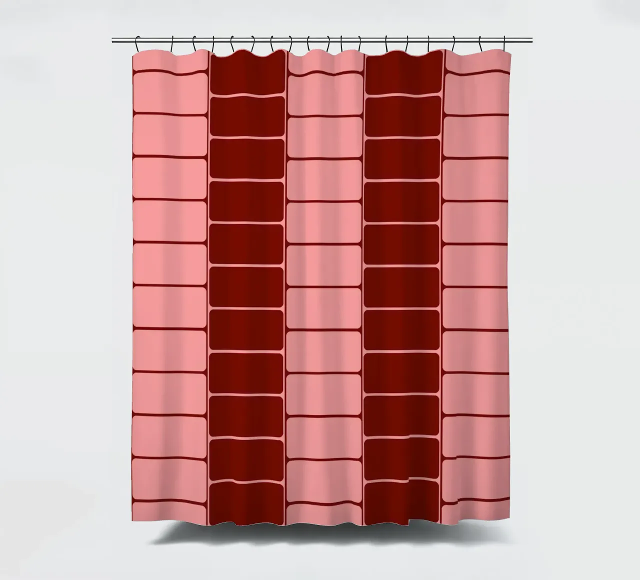 Strawberry moody flow tenda da doccia da TijanaArtStudio88