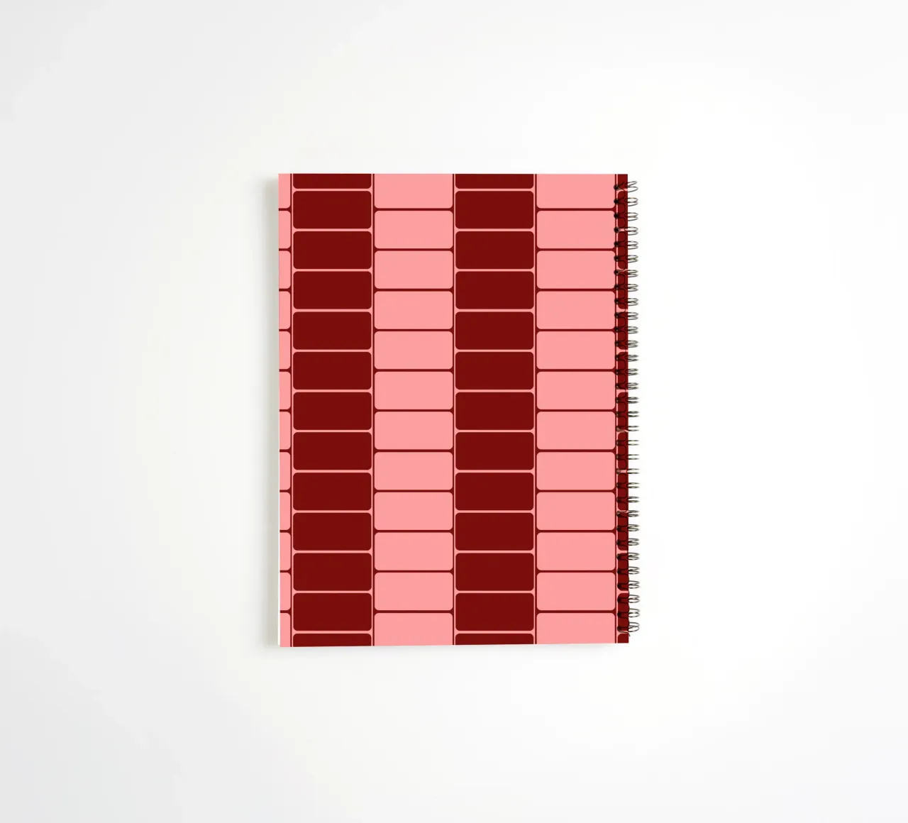 Strawberry moody flow spiral notebook by TijanaArtStudio88