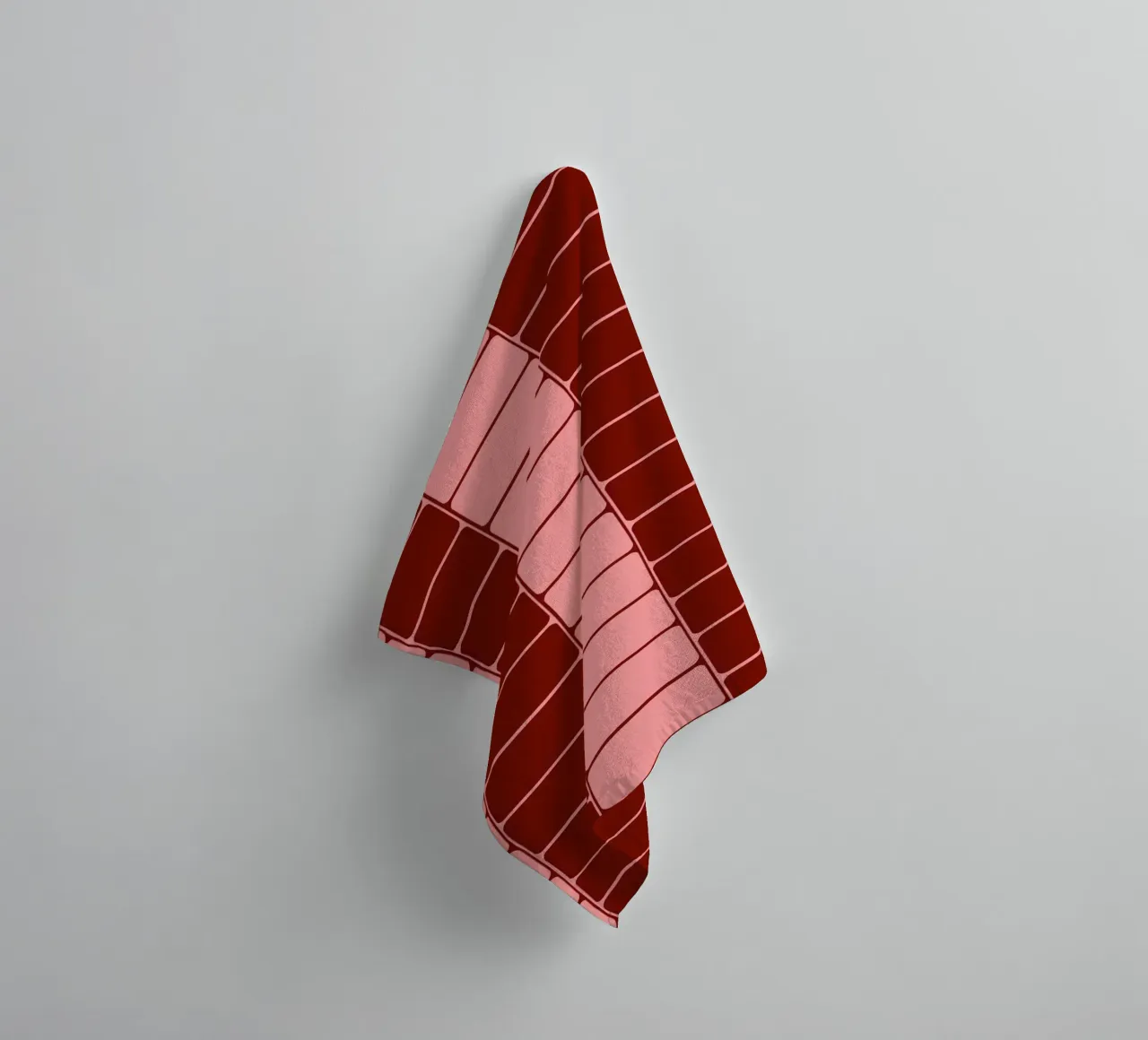 Strawberry moody flow asciugamano da bagno da TijanaArtStudio88