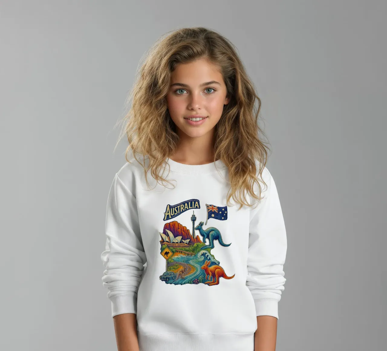 FREE AUSTRALIA 2 felpa bambino da Vintage Van Gogh