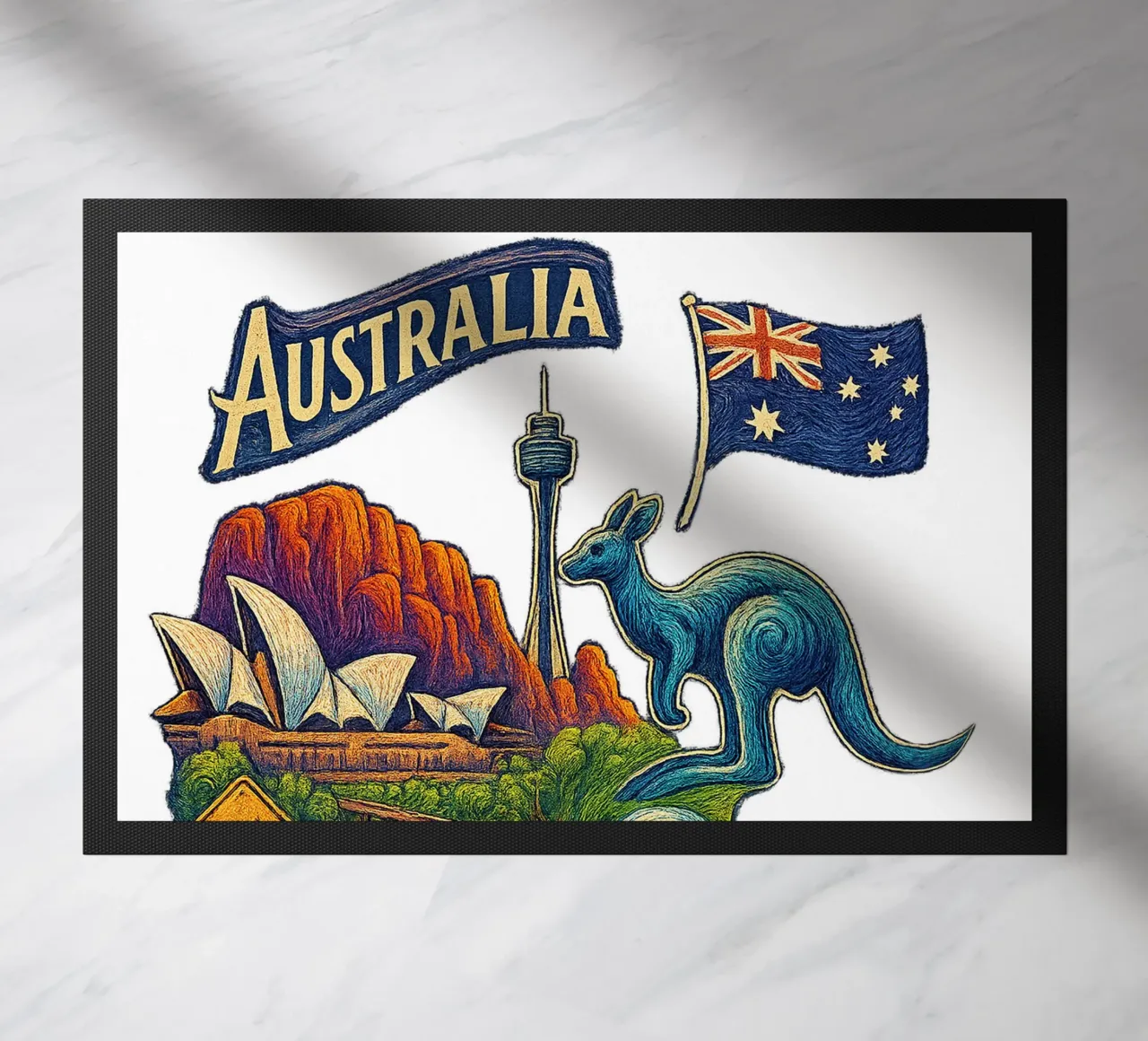 FREE AUSTRALIA 2 zerbino da Vintage Van Gogh