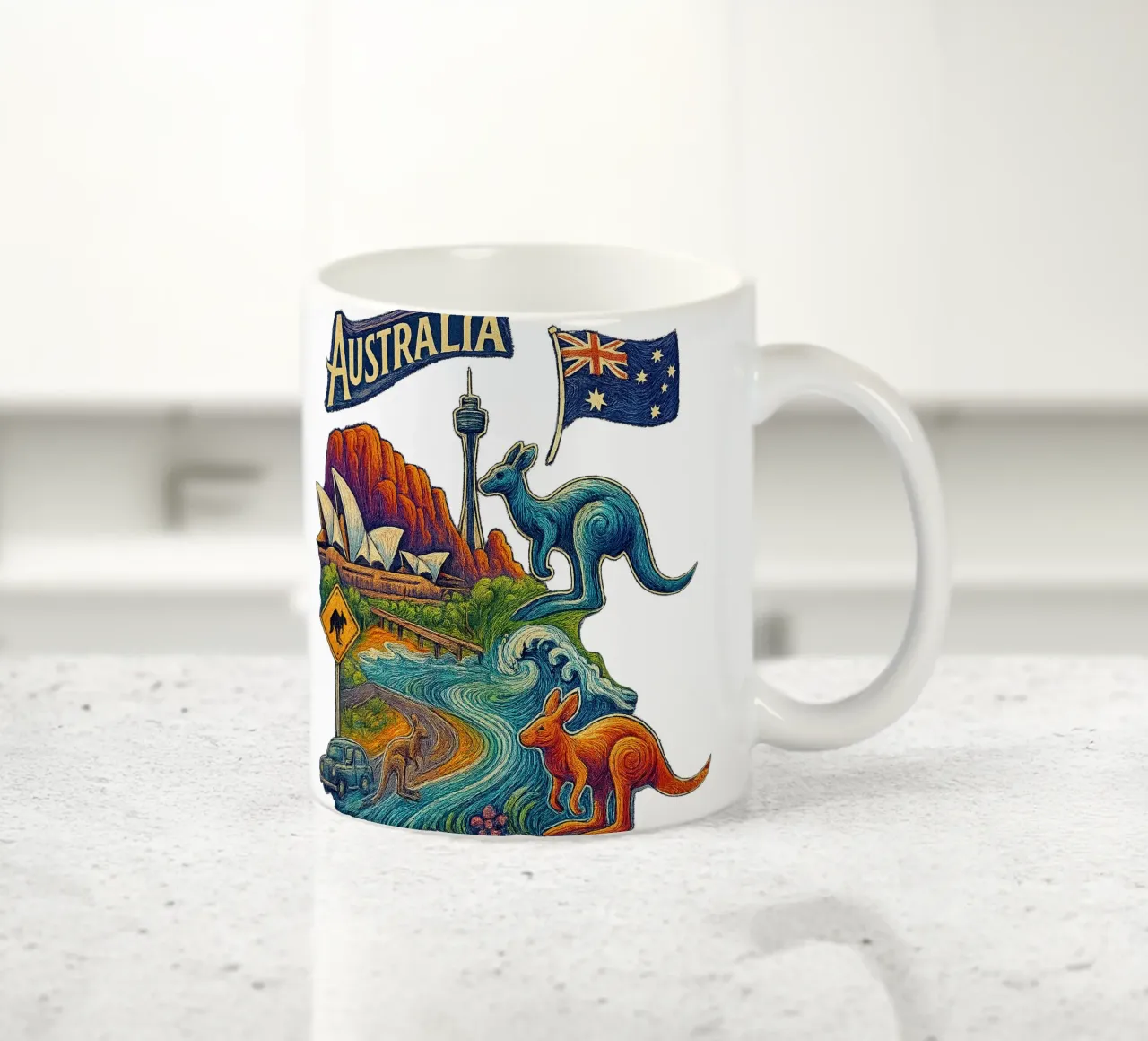 FREE AUSTRALIA 2 tazza in ceramica da Vintage Van Gogh
