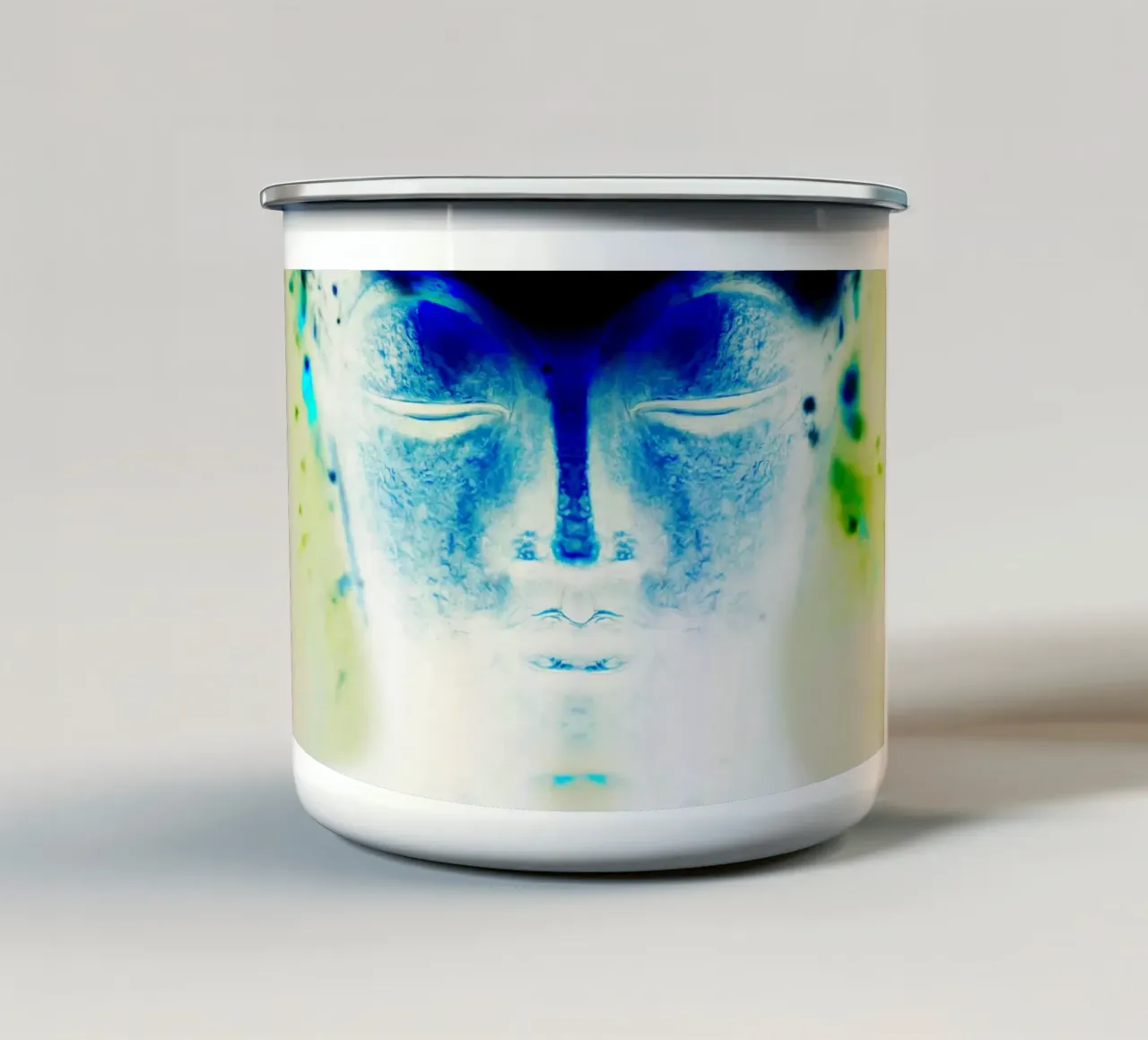 Buddha tazza in smalto da Happy 😃 Art 🎨 by Christine Schnoell