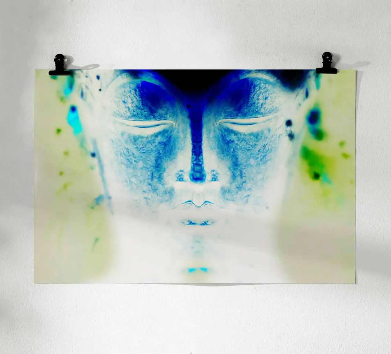 Buddha poster con telaio in plastica da Happy 😃 Art 🎨 by Christine Schnoell