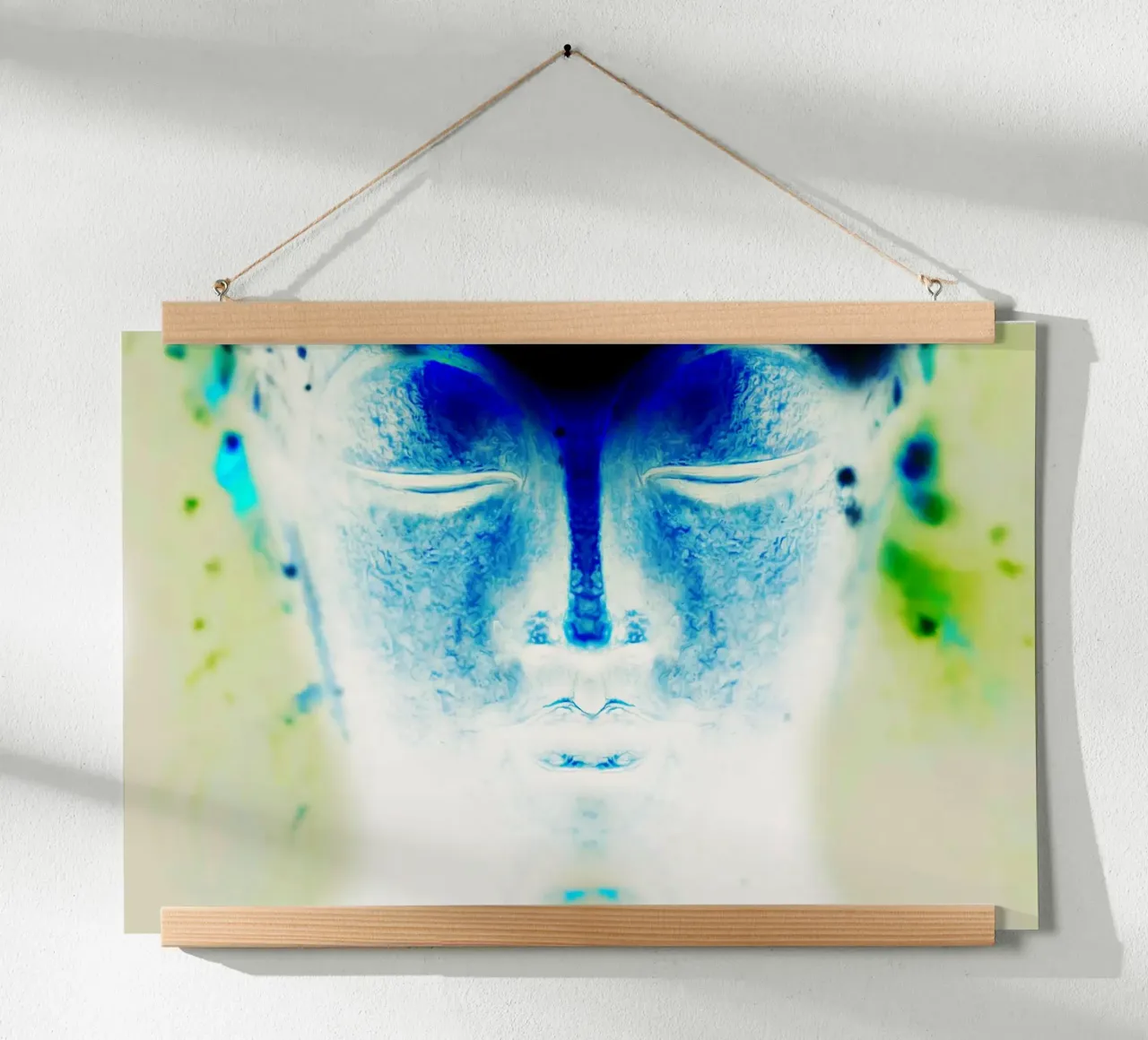 Buddha poster con telaio in plastica da Happy 😃 Art 🎨 by Christine Schnoell