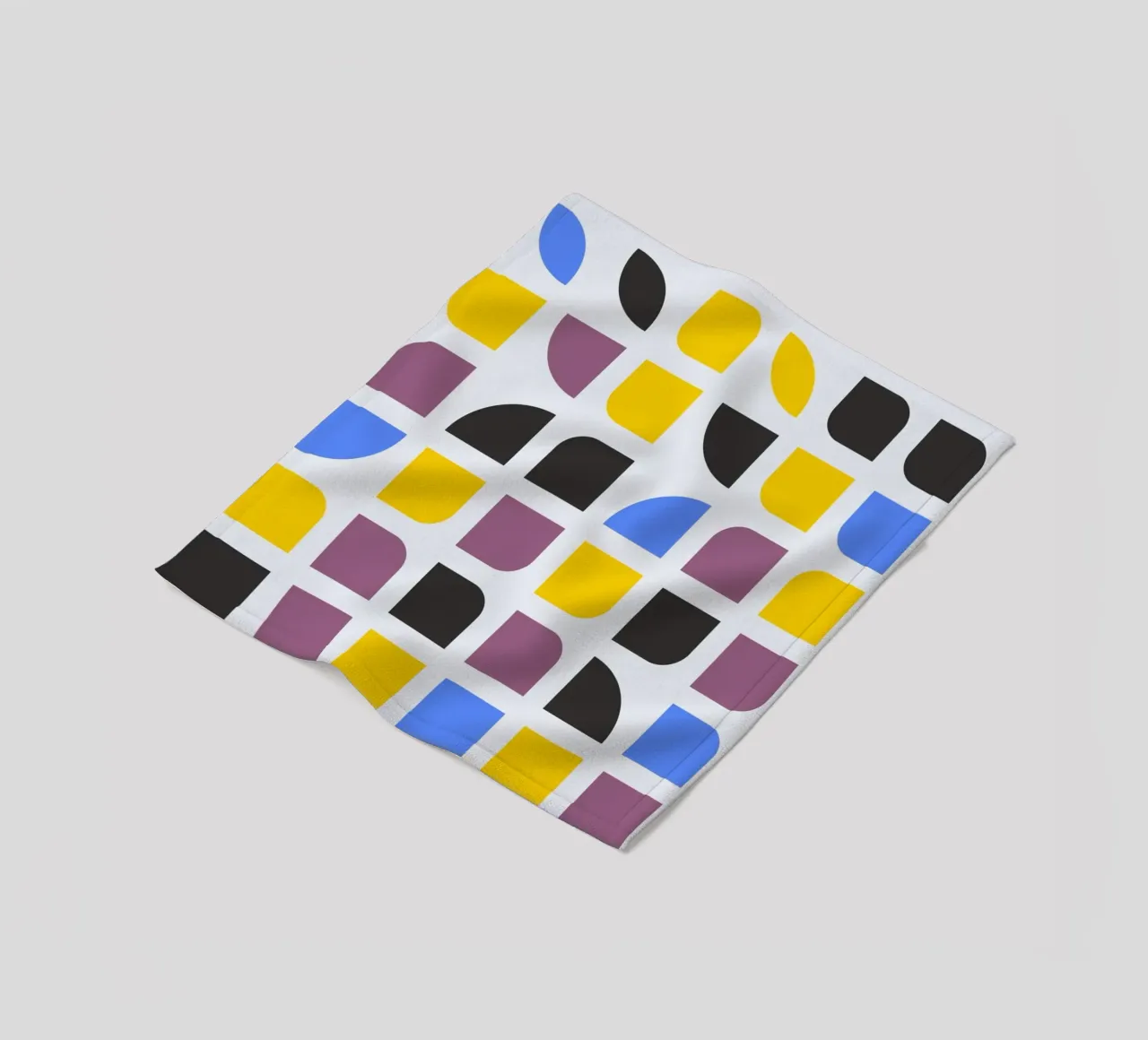 Bauhaus 1919 Grid | Geometric Abstract Poster fleece blanket by Studio Vibe