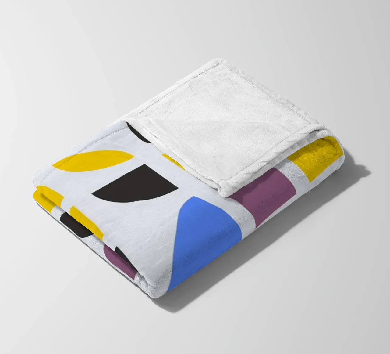 Bauhaus 1919 Grid | Geometric Abstract Poster fleece blanket by Studio Vibe