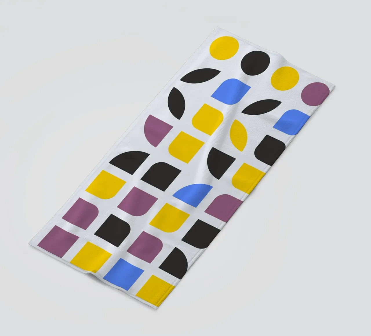 Bauhaus 1919 Grid | Poster astratto geometrico telo mare da Studio Vibe