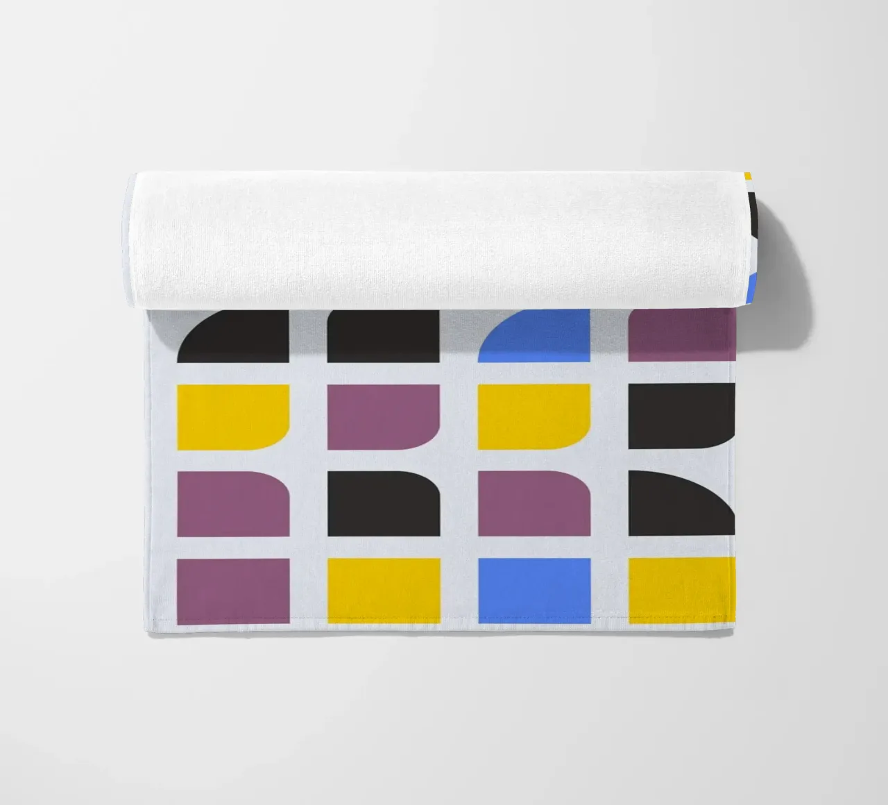 Bauhaus 1919 Grid | Poster astratto geometrico telo mare da Studio Vibe