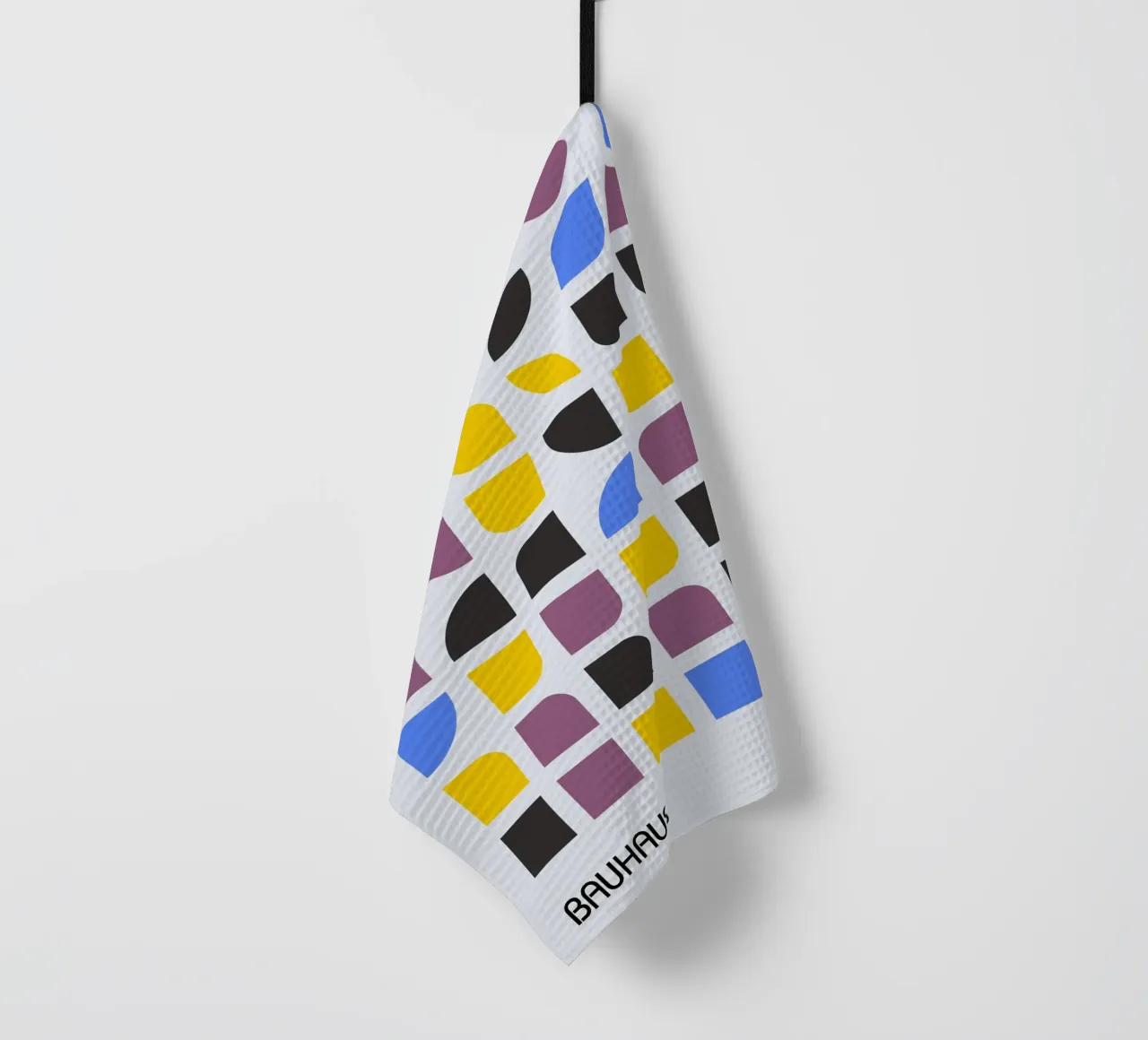 Bauhaus 1919 Grid | Poster astratto geometrico canovaccio da cucina da Studio Vibe