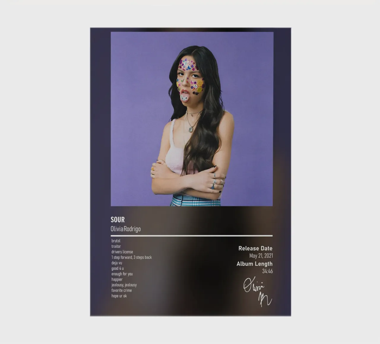 SOUR (2021) by Olivia Rodrigo notebook by DGUnder