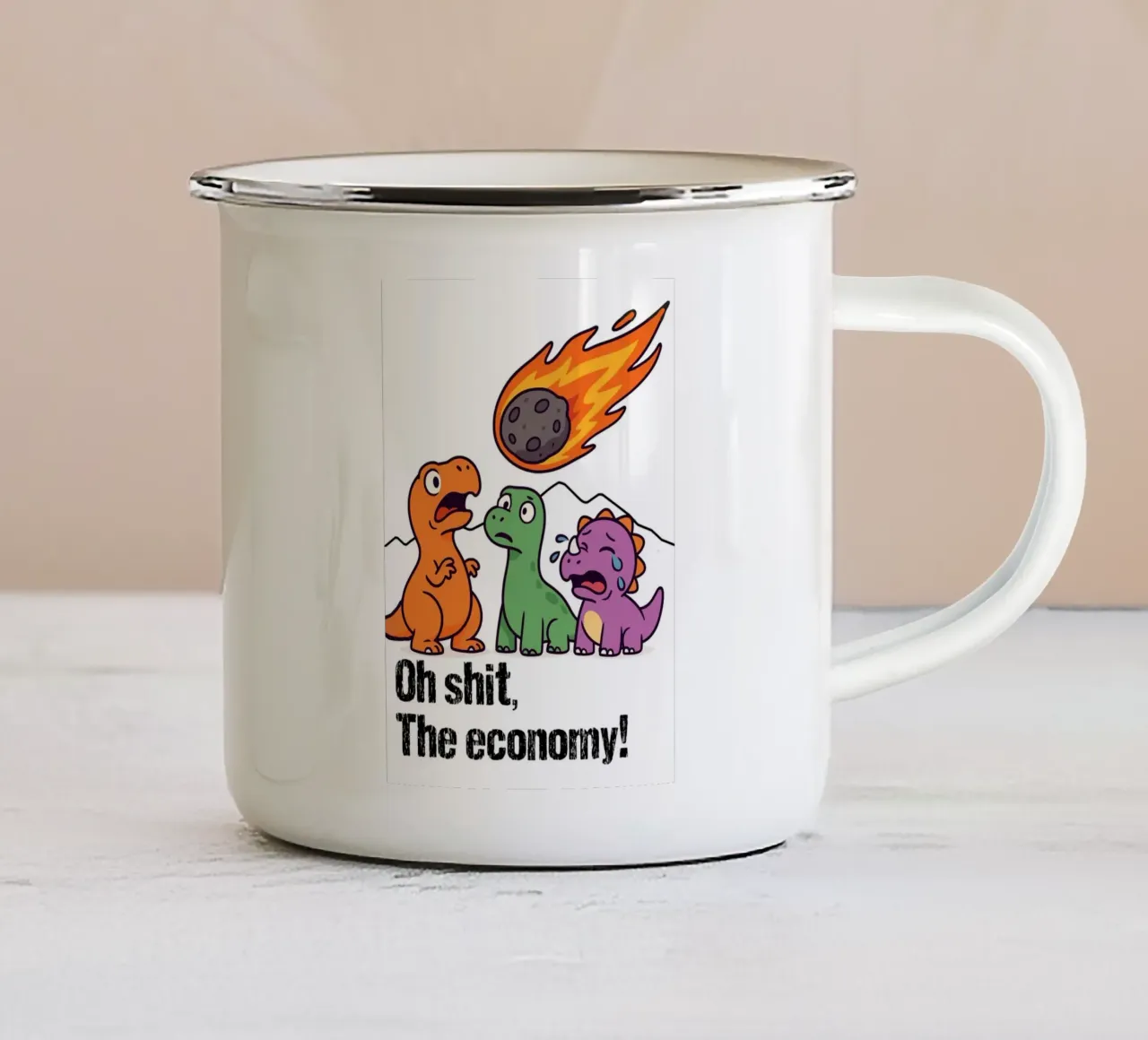 the economy tazza in smalto da ramosashop