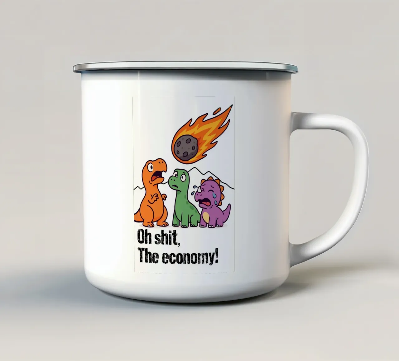 the economy tazza in smalto da ramosashop
