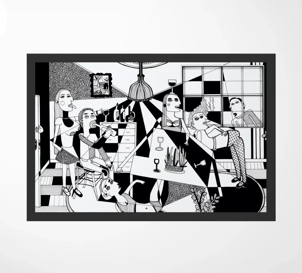 Party doormat by Studio Teer