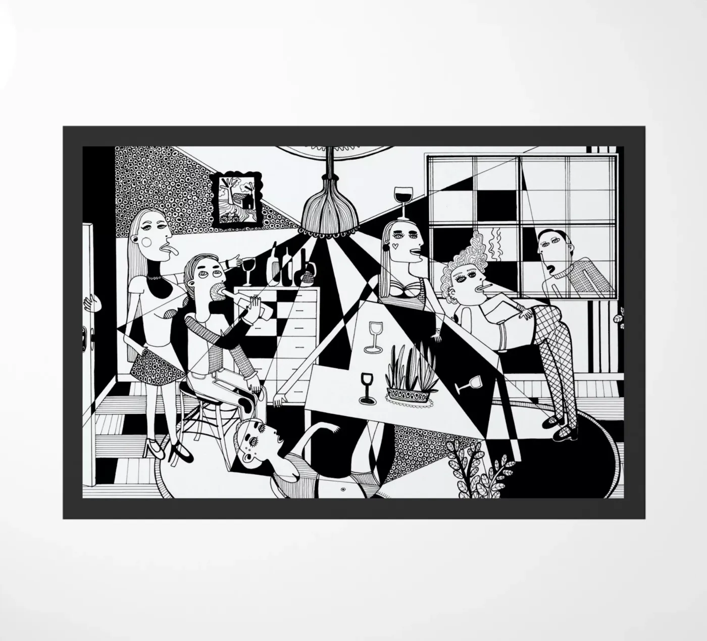 Party doormat by Studio Teer