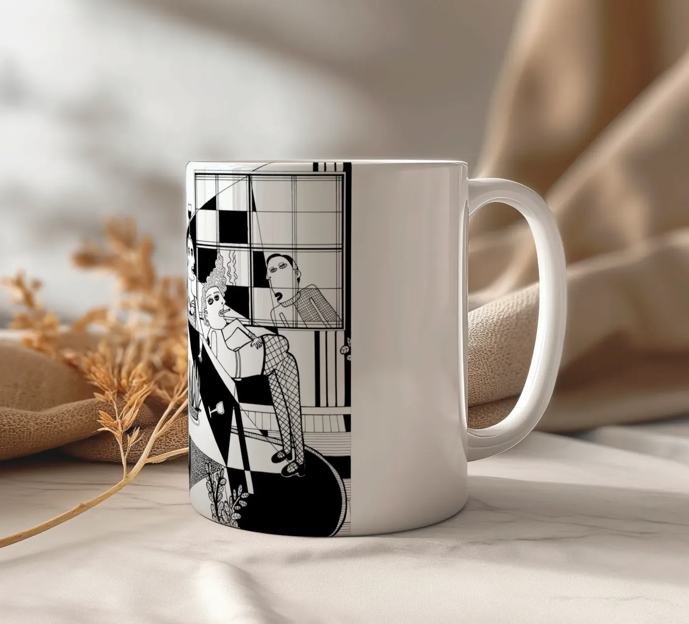 Party ceramic mug by Studio Teer