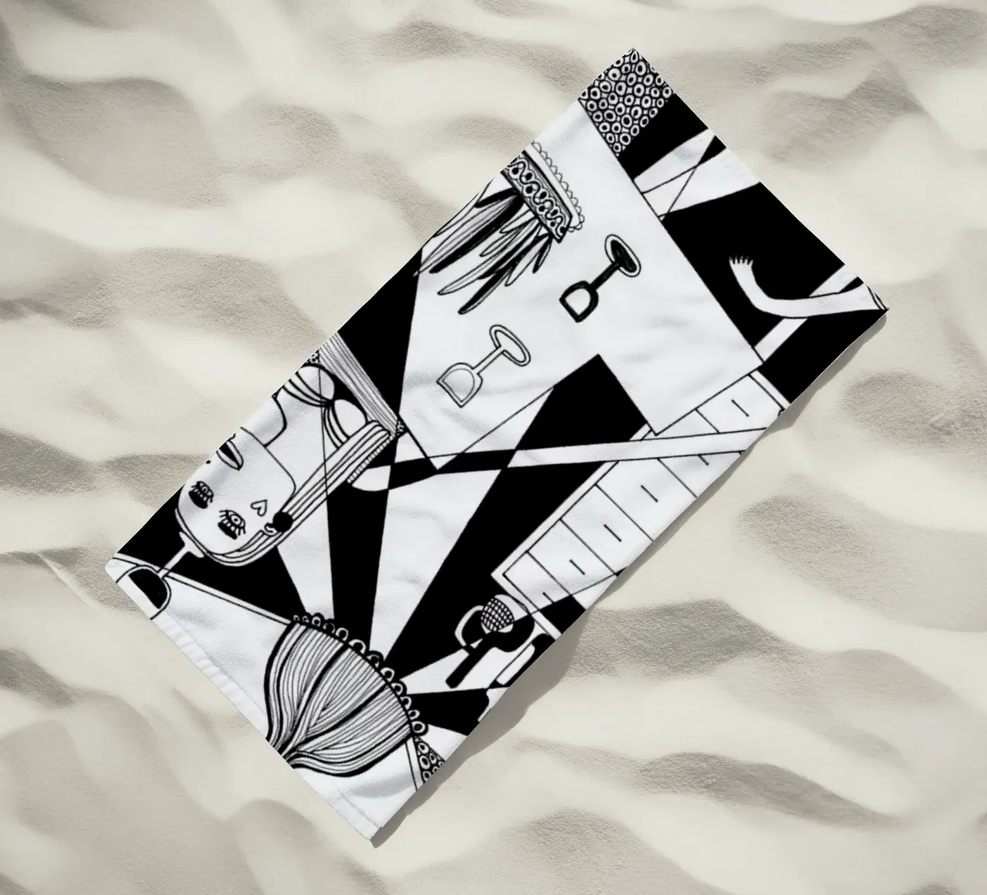 Party strandhanddoek van Studio Teer