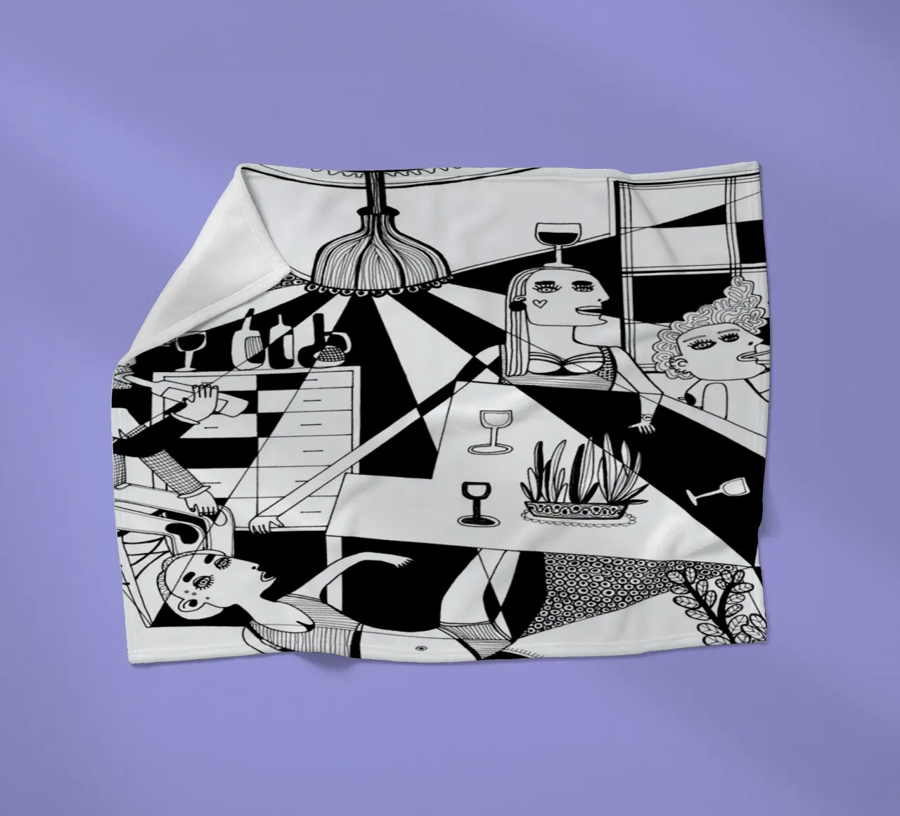 Party fleecedeken van Studio Teer