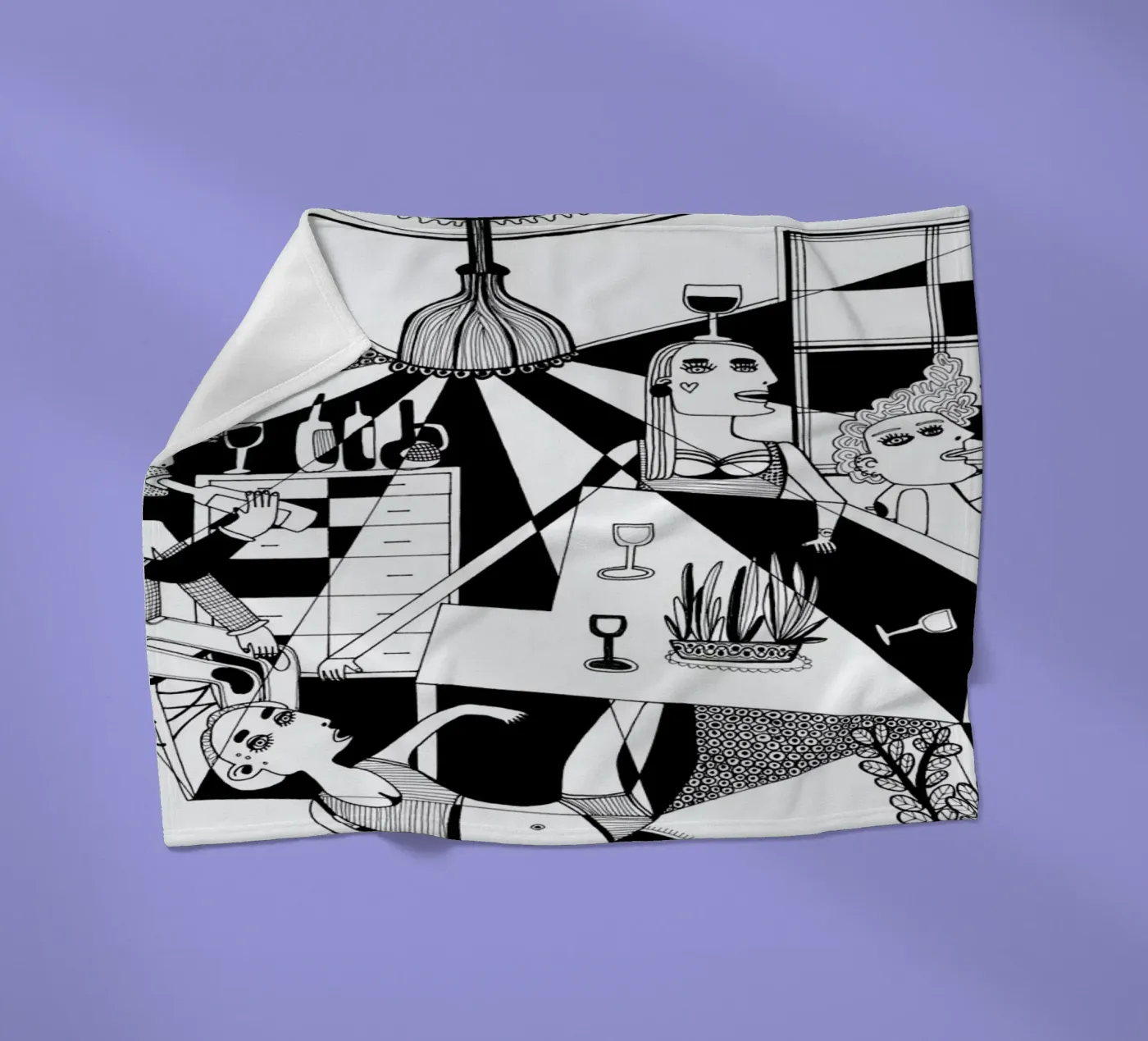 Party Fleecedecke von Studio Teer