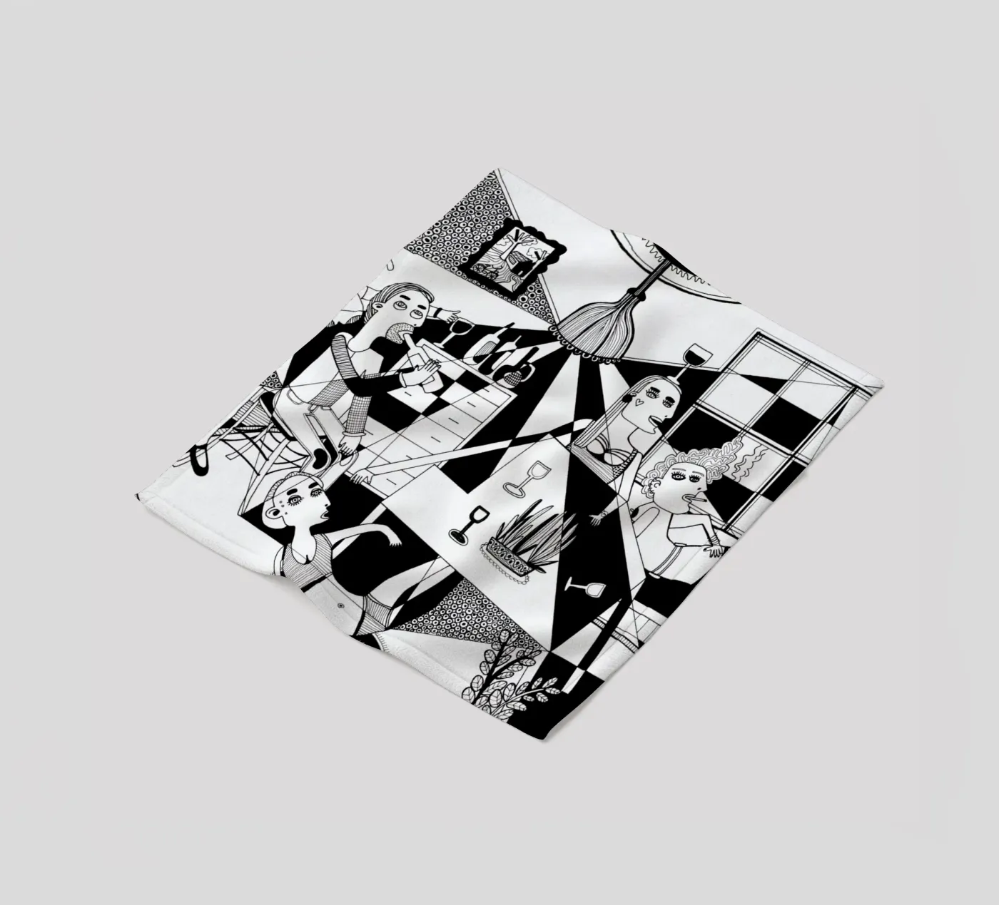 Party Fleecedecke von Studio Teer