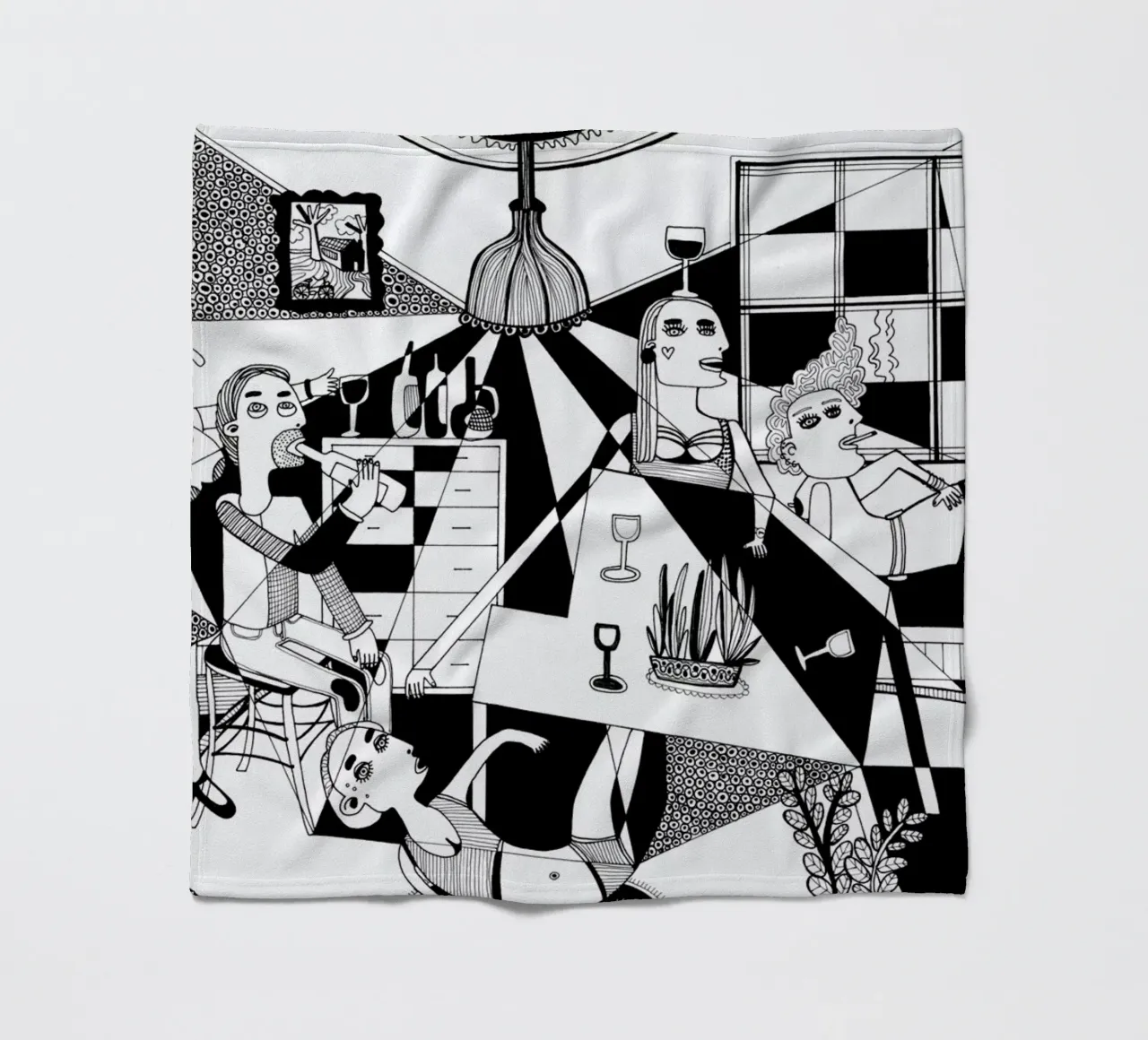 Party fleecedeken van Studio Teer