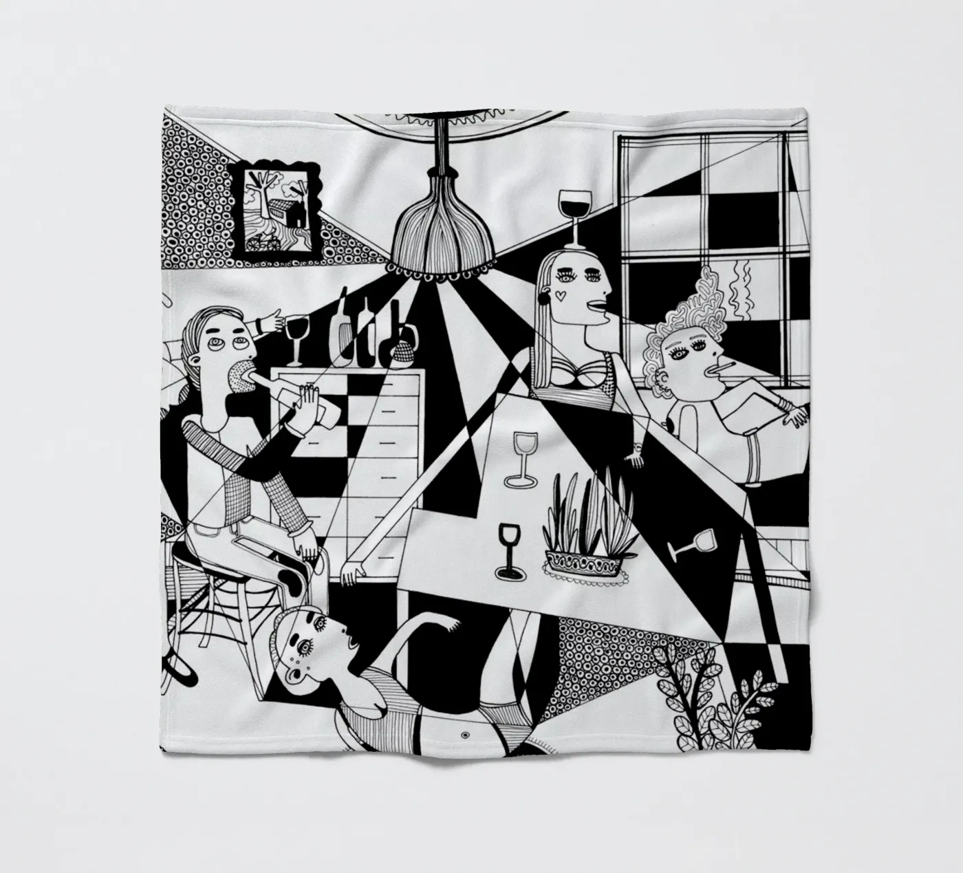 Party Fleecedecke von Studio Teer