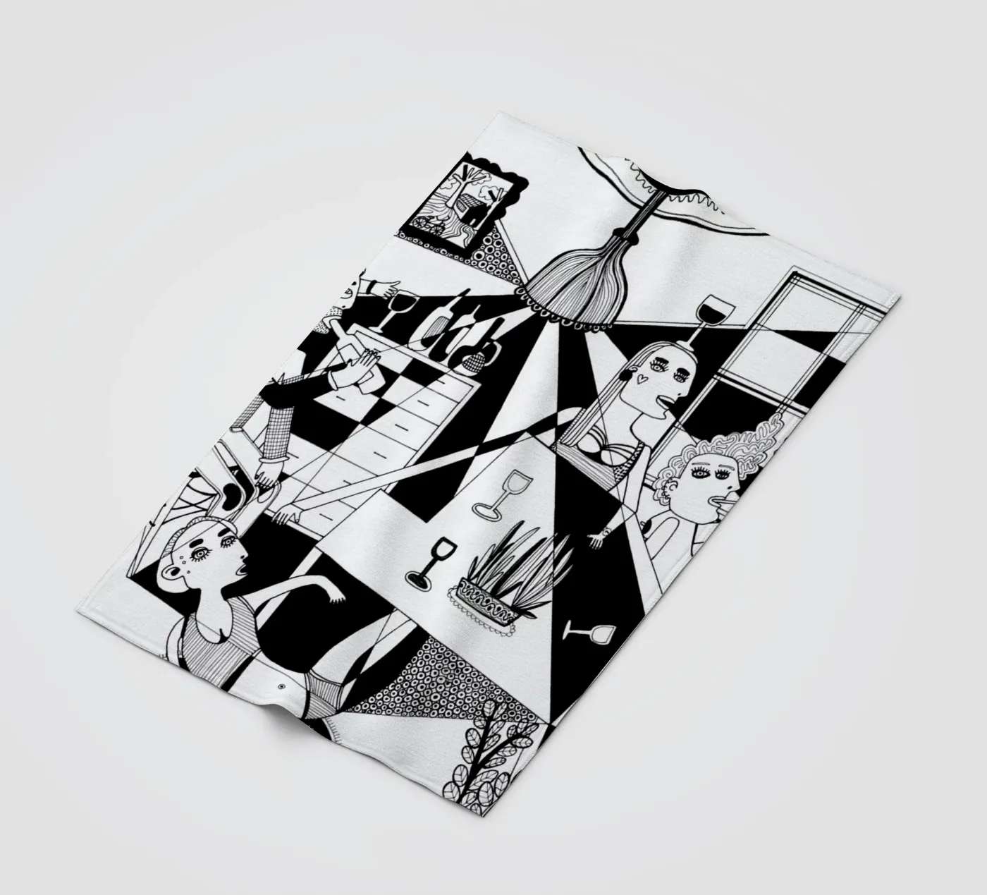 Party Fleecedecke von Studio Teer