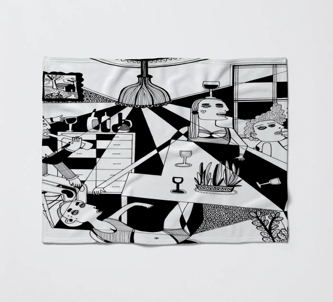 Party Fleecedecke von Studio Teer