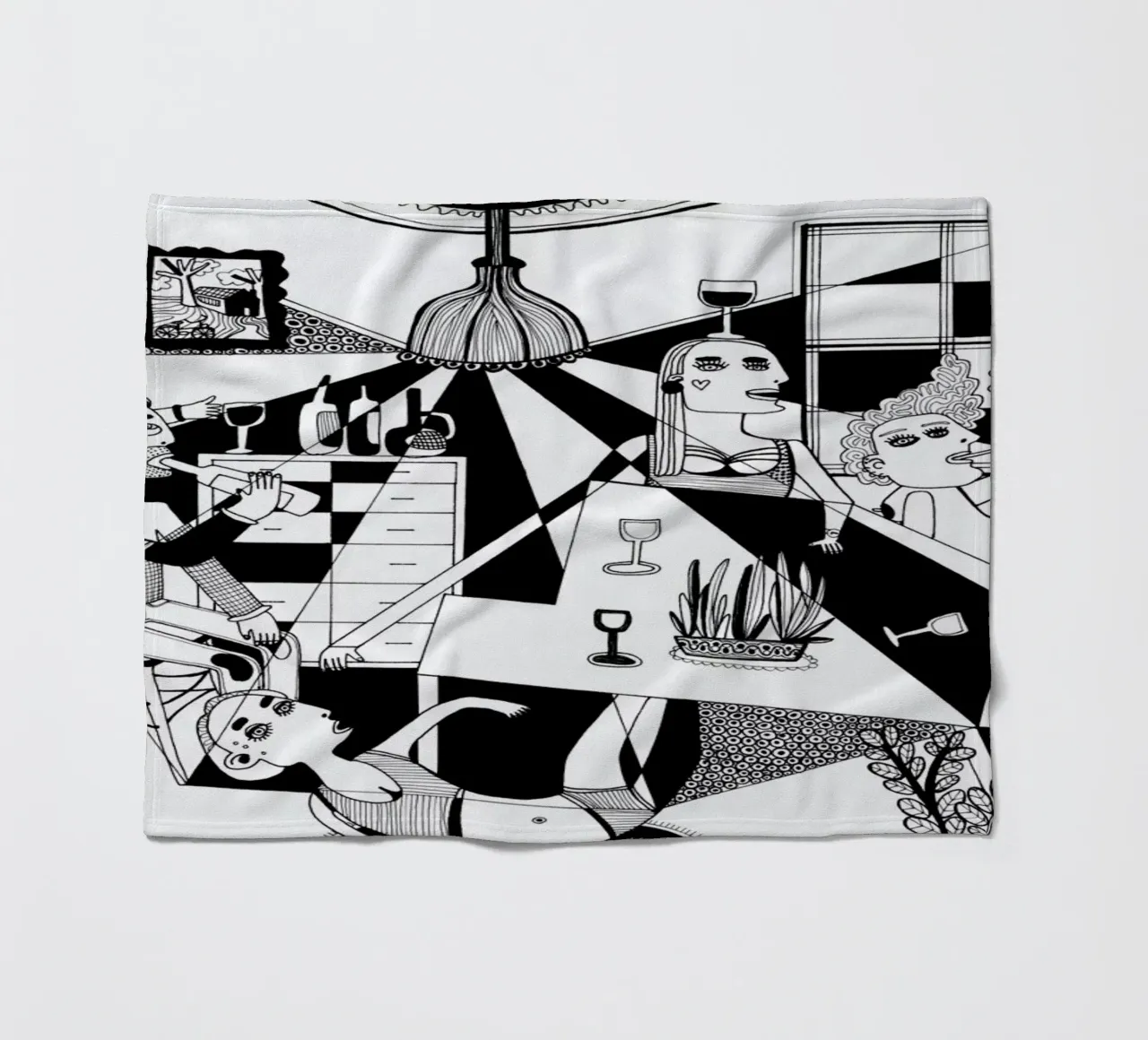 Party fleecedeken van Studio Teer