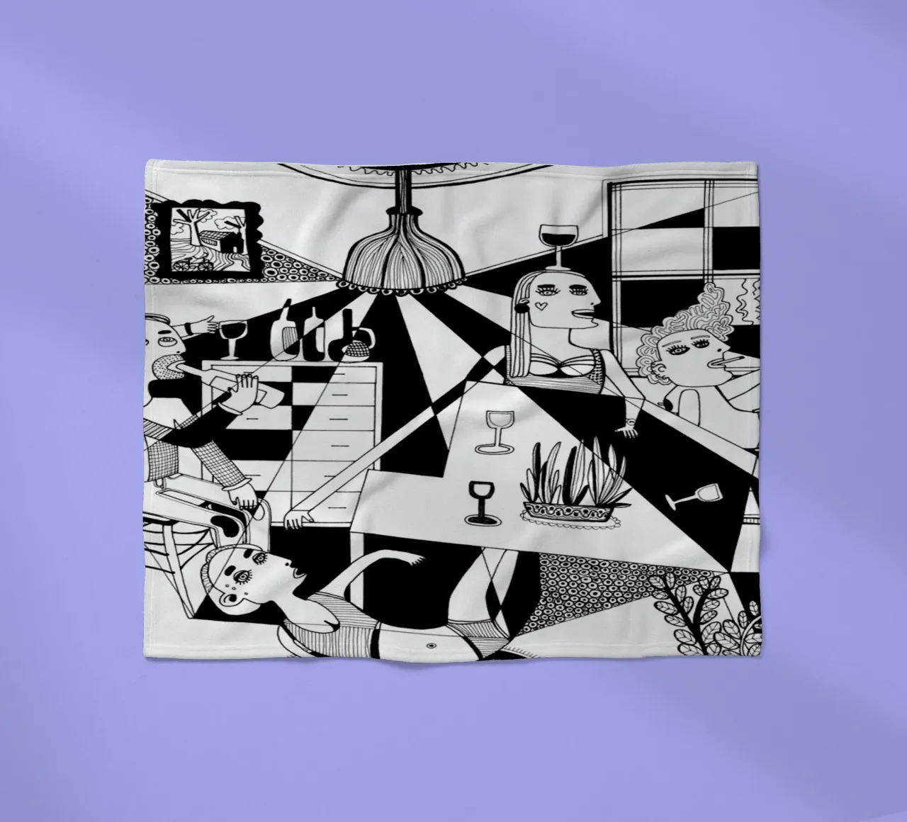 Party fleecedeken van Studio Teer