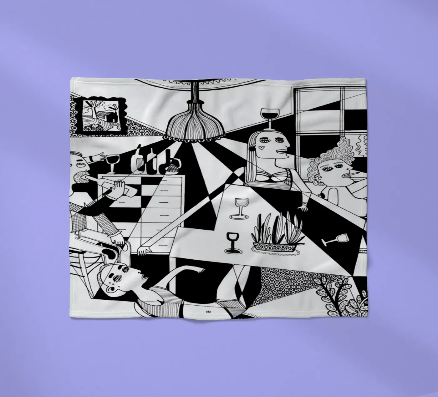 Party Fleecedecke von Studio Teer