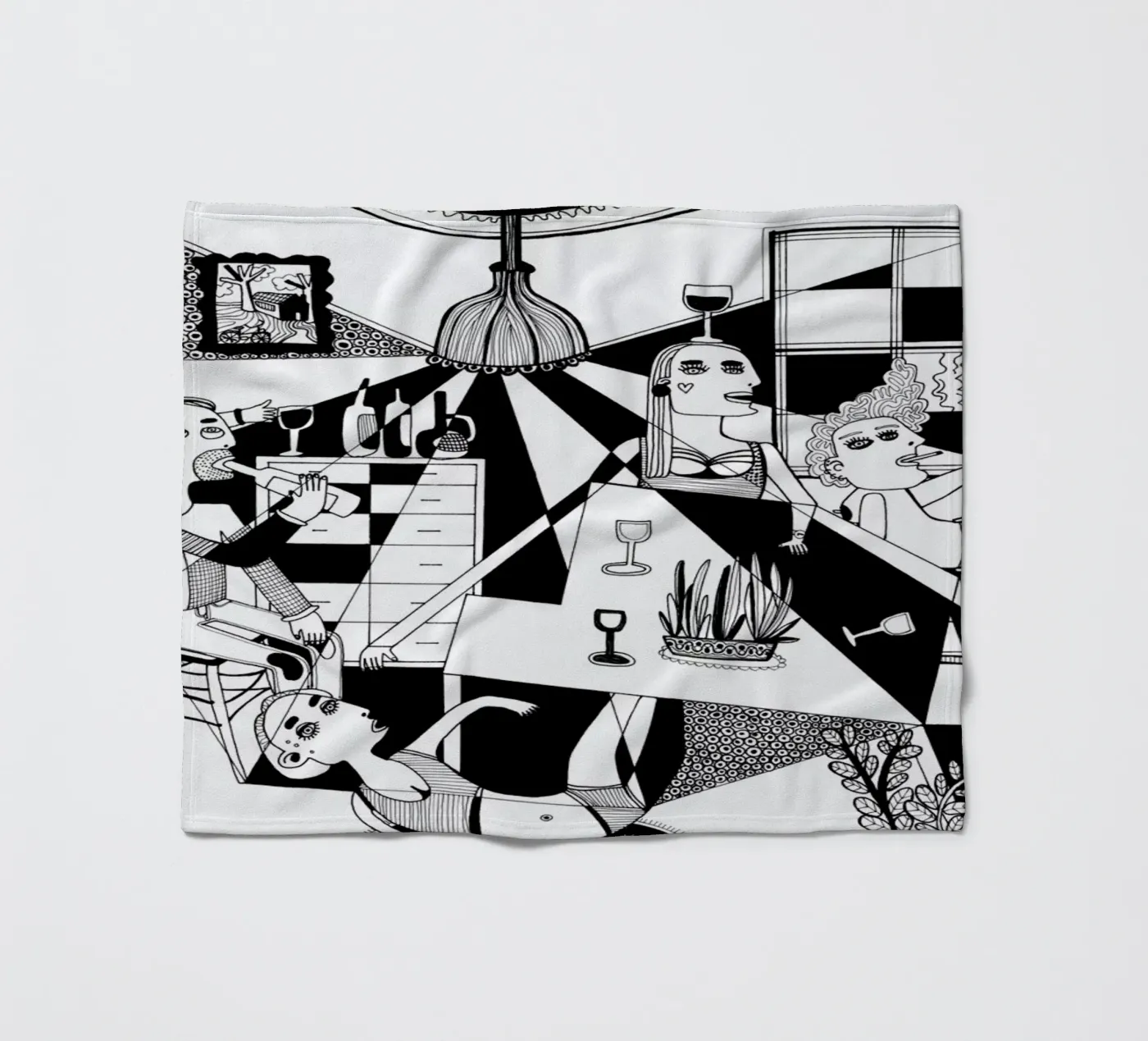 Party Fleecedecke von Studio Teer