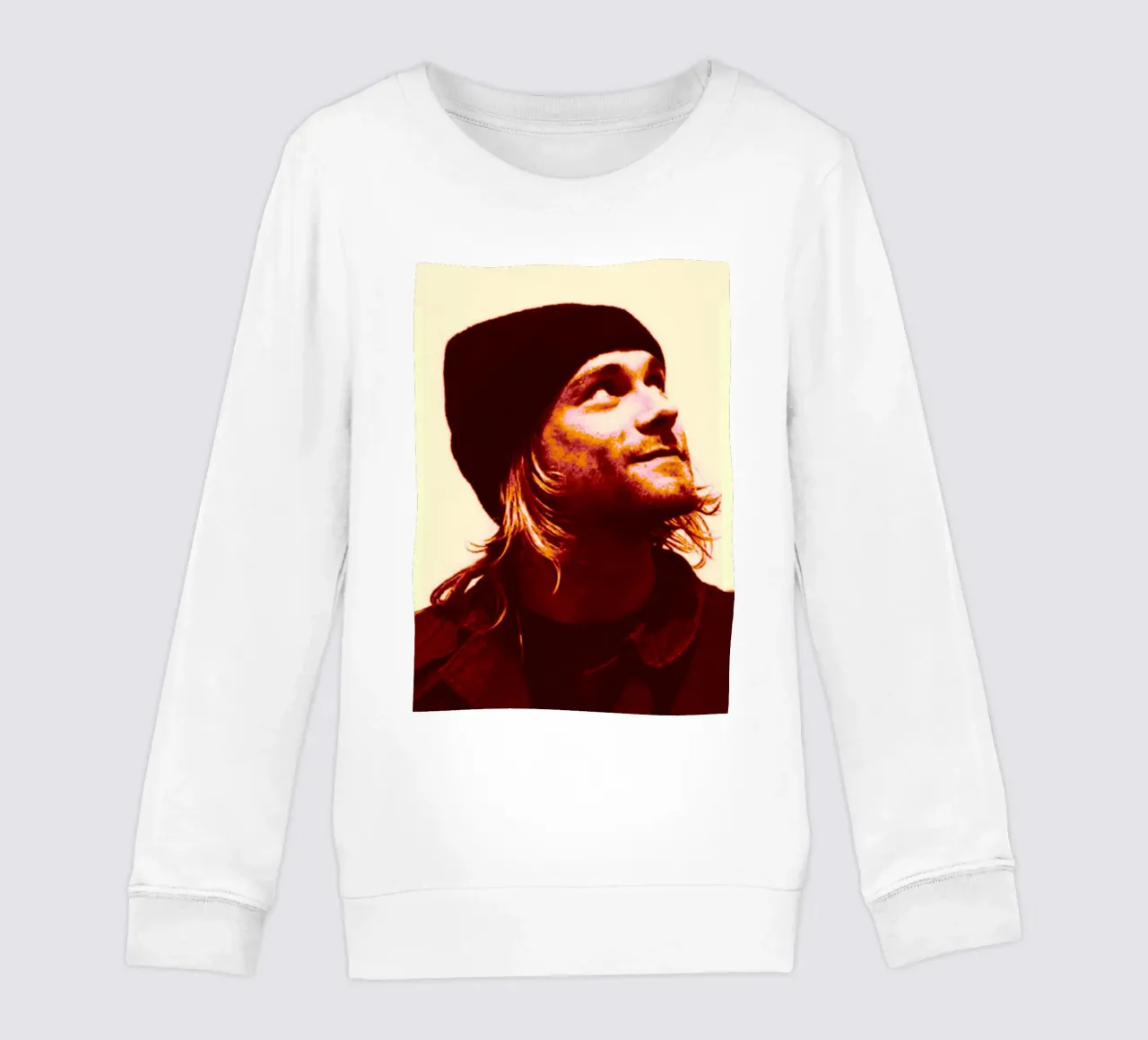 Kurt Cobain grunge felpa bambino da Lembayung art