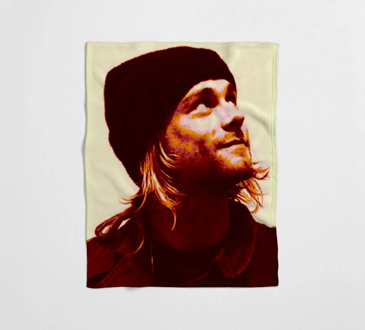 Kurt Cobain grunge coperta in pile da Lembayung art