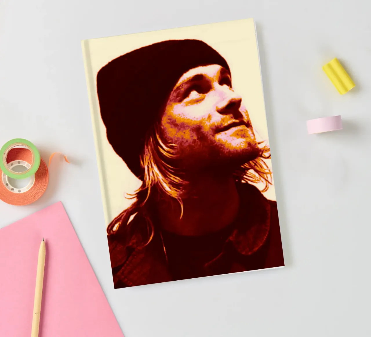Kurt Cobain grunge notebook by Lembayung art