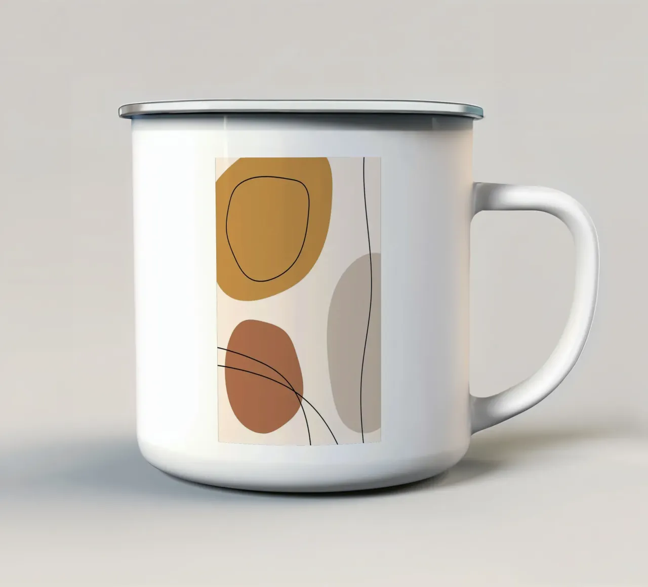 Arte moderna creativa tazza in smalto da Jonathan R NASH