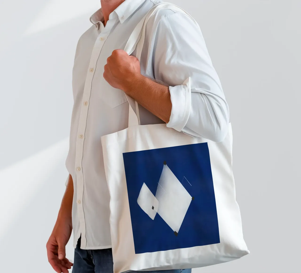Composizione Zen 06 borsa in juta da Little Dean