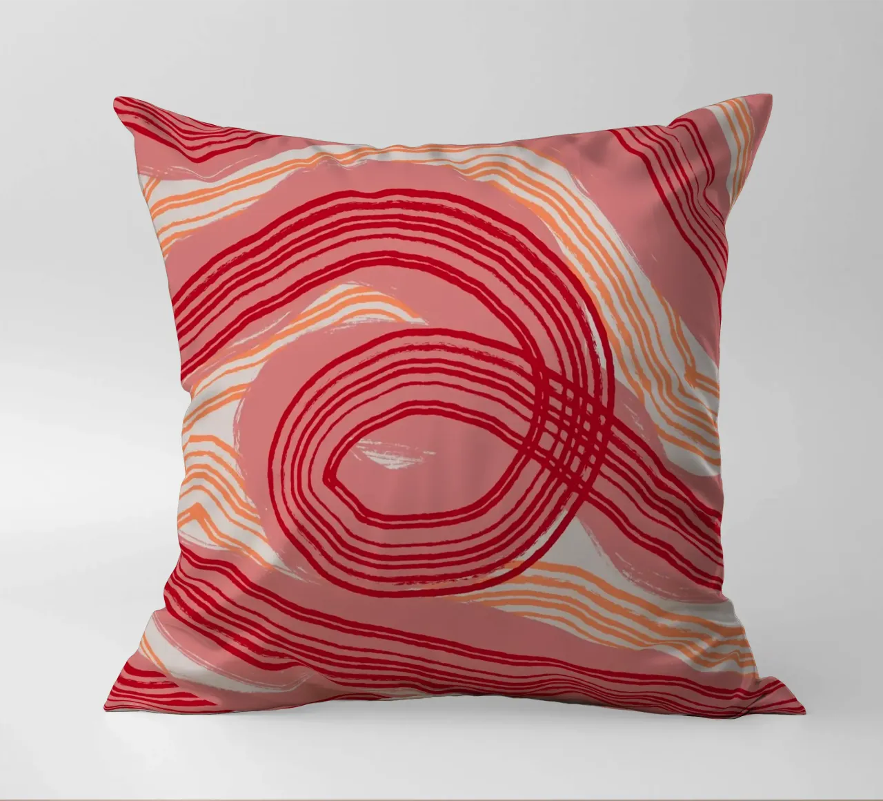 Astrazione delle linee 22 cuscino da Little Dean