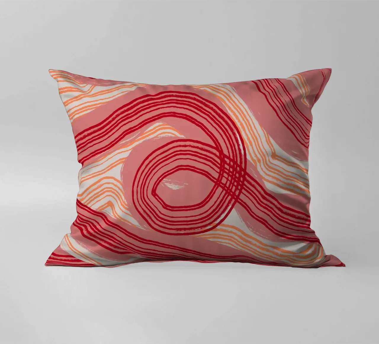 Astrazione delle linee 22 cuscino da Little Dean