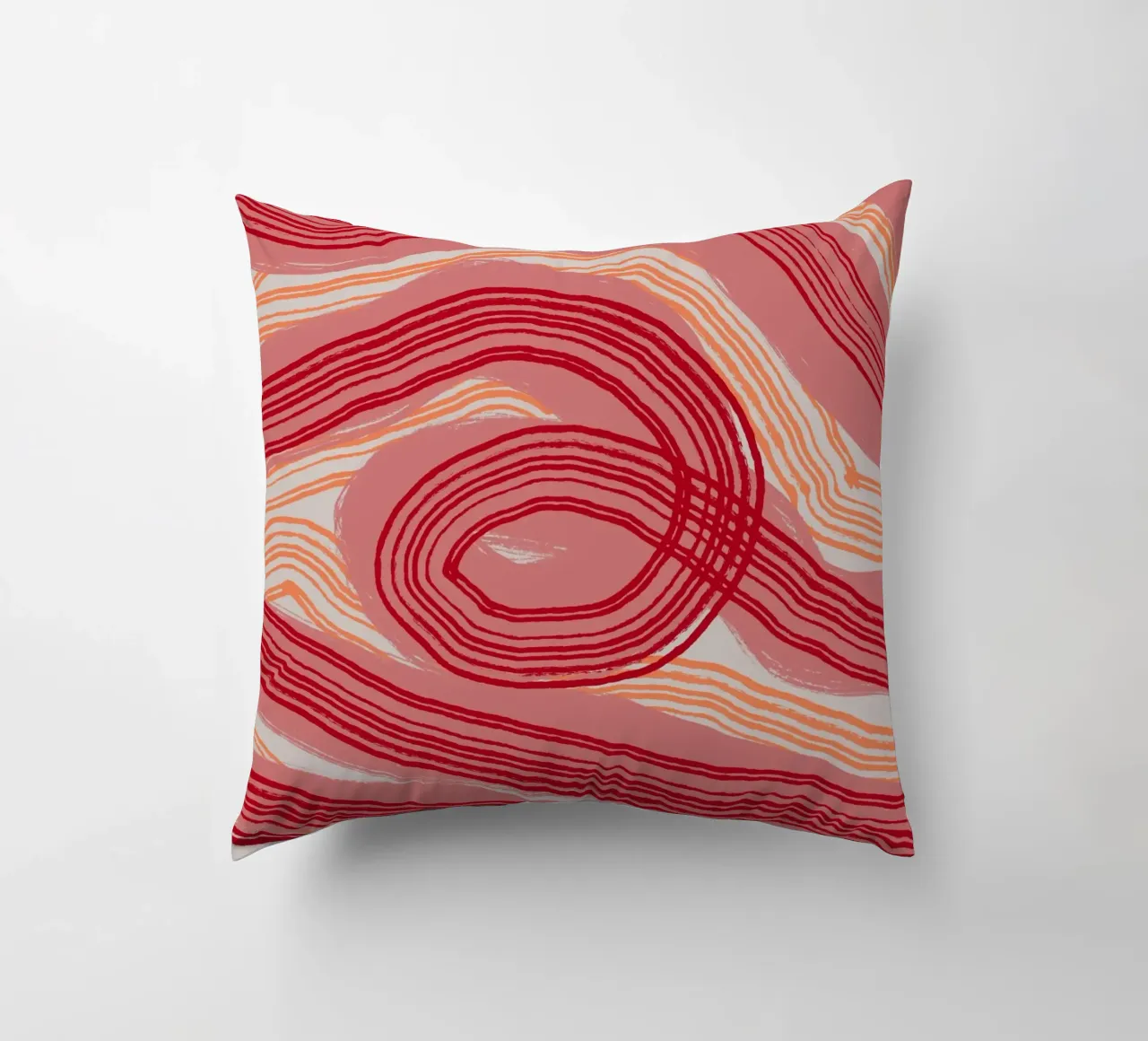 Astrazione delle linee 22 cuscino da Little Dean