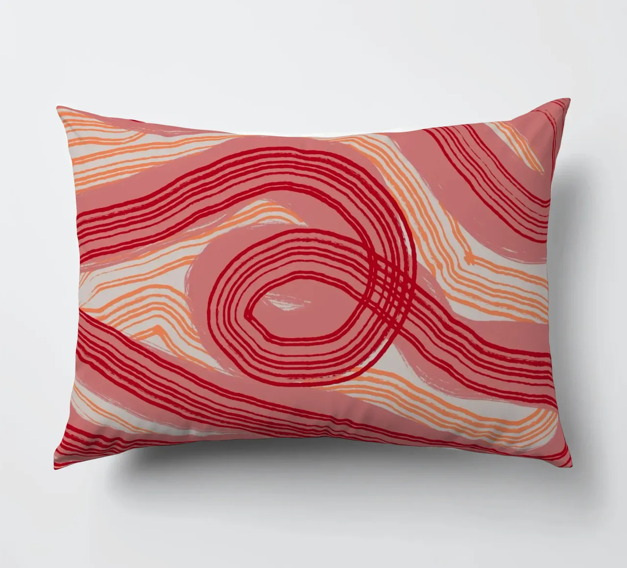 Astrazione delle linee 22 cuscino da Little Dean