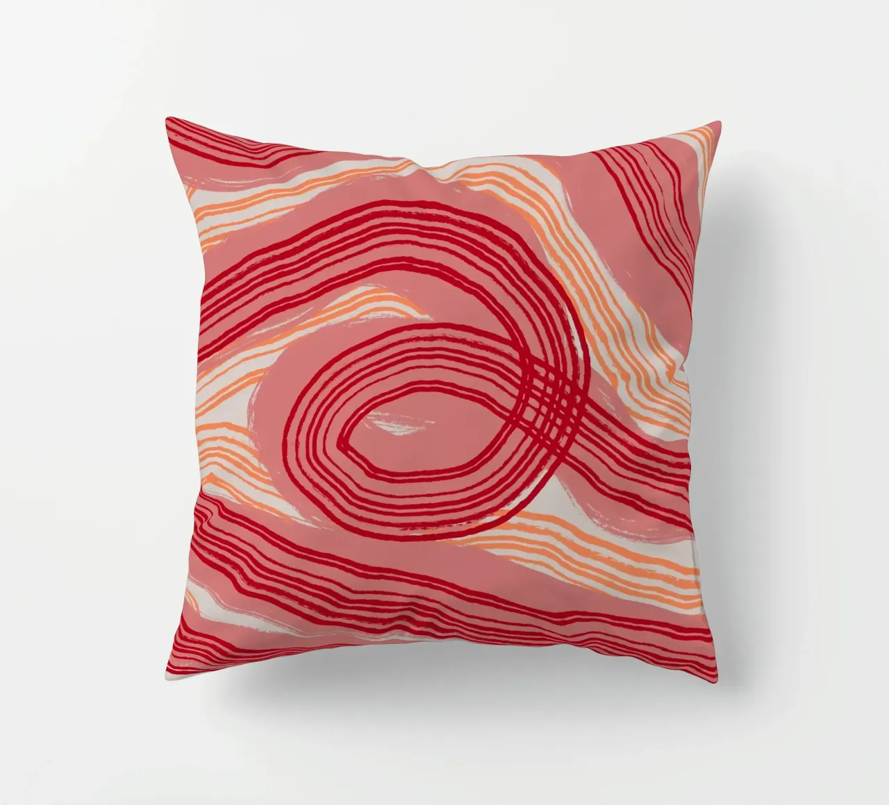 Astrazione delle linee 22 cuscino da Little Dean