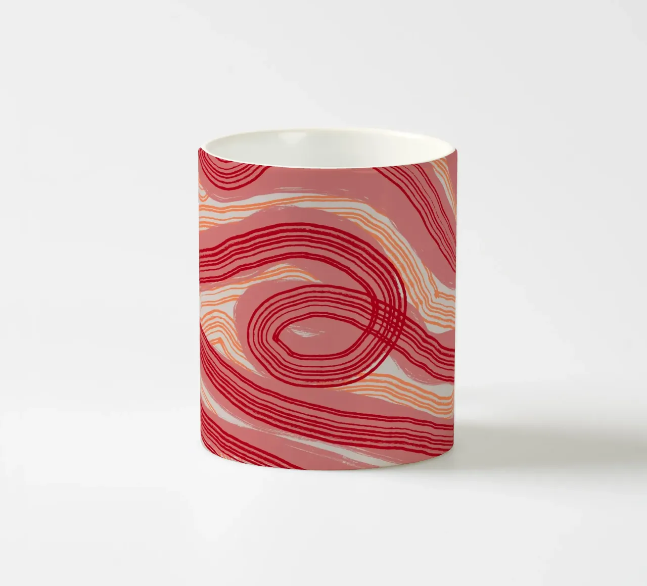 Astrazione delle linee 22 tazza in ceramica da Little Dean