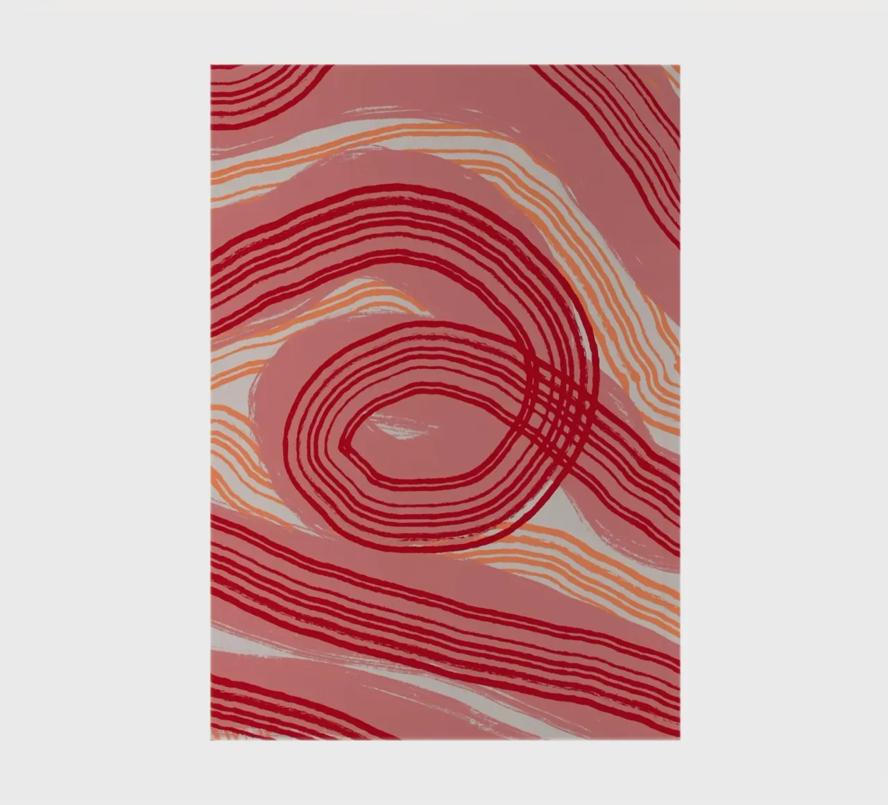 Line abstraction 22 notebook by Little Dean