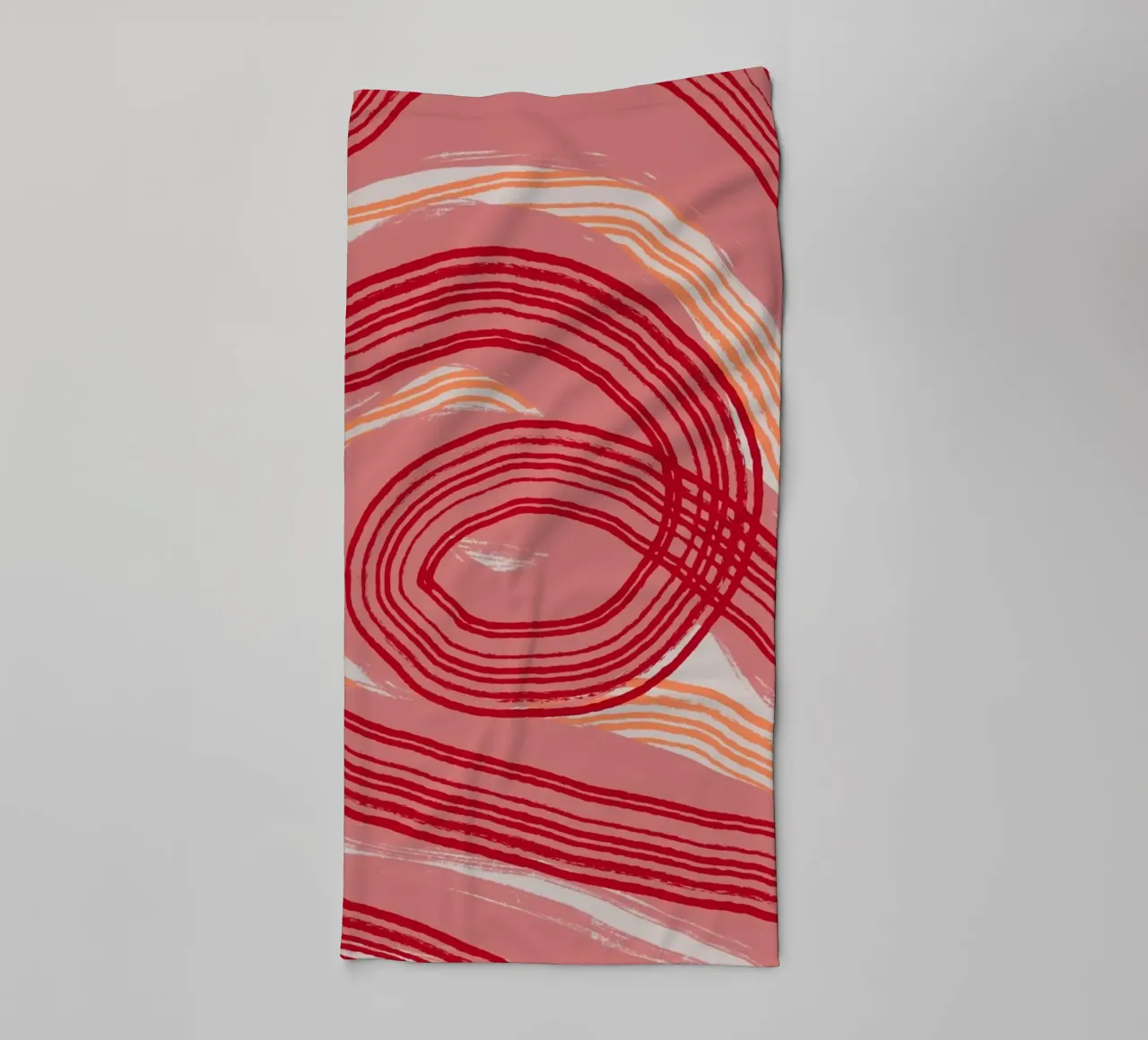 Line abstraction 22 towel by Little Dean