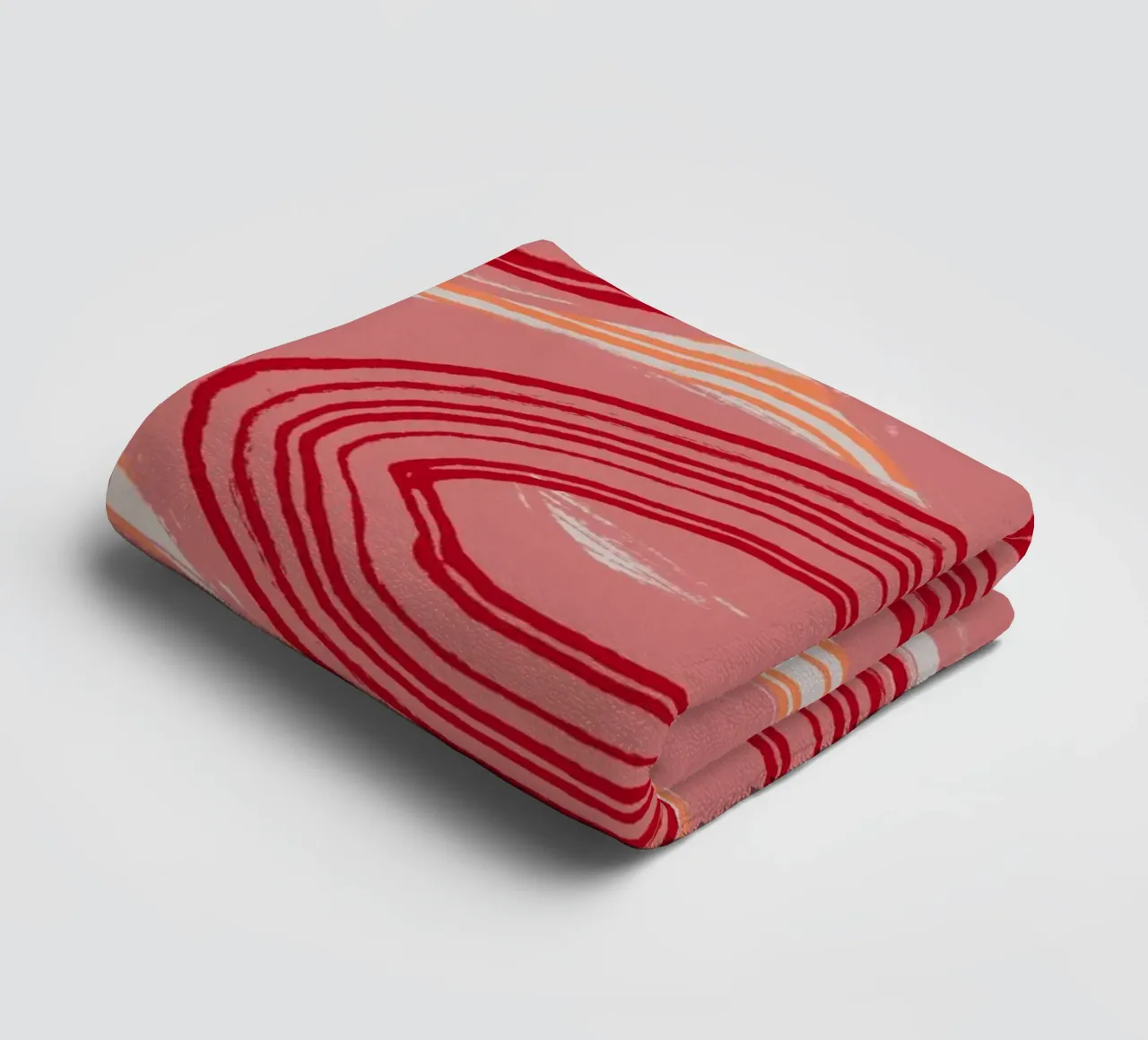 Line abstraction 22 towel by Little Dean