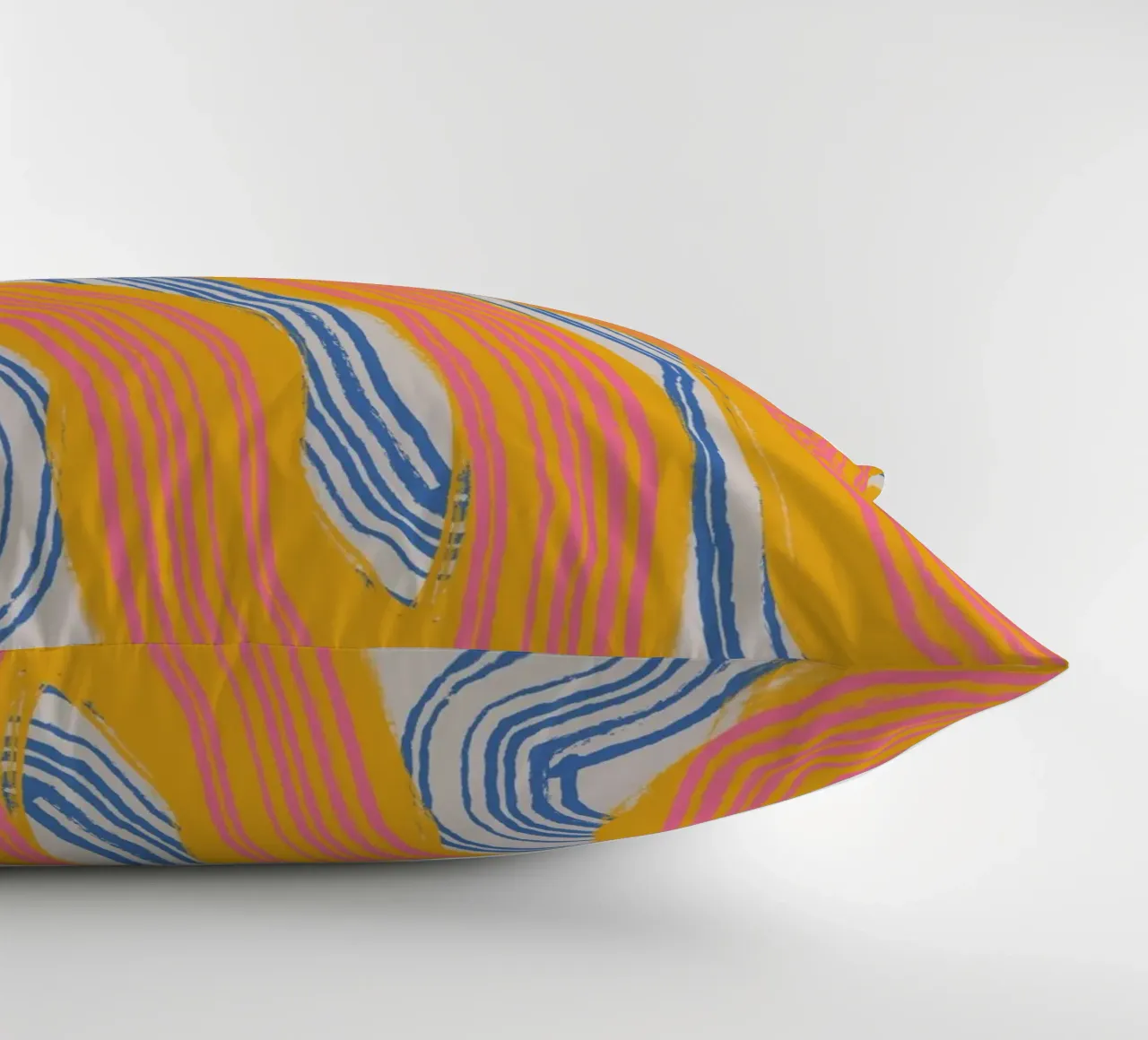 Astrazione delle linee 23 cuscino da Little Dean