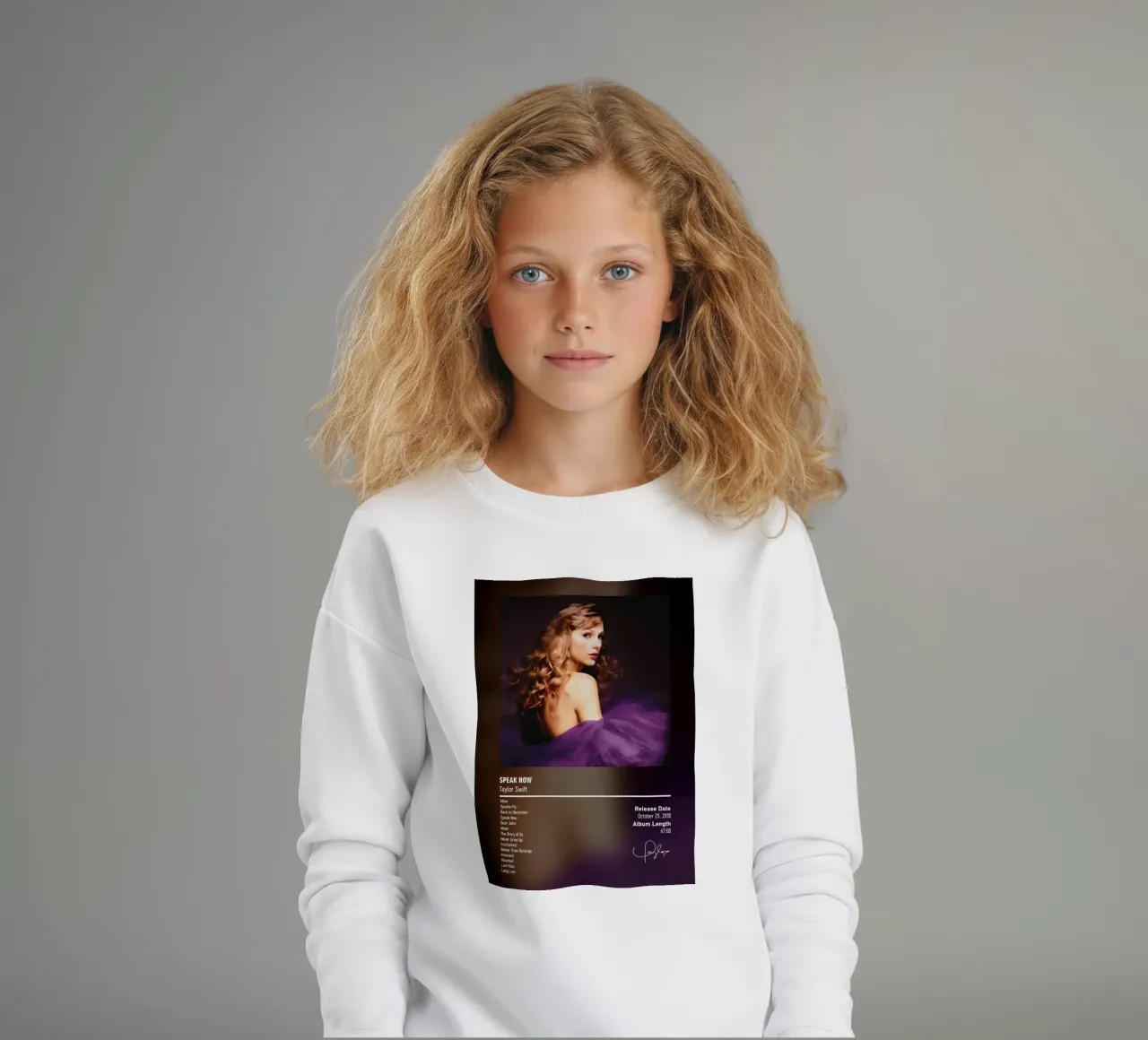 Speak Now (2010)  Taylor Swift felpa bambino da DGUnder