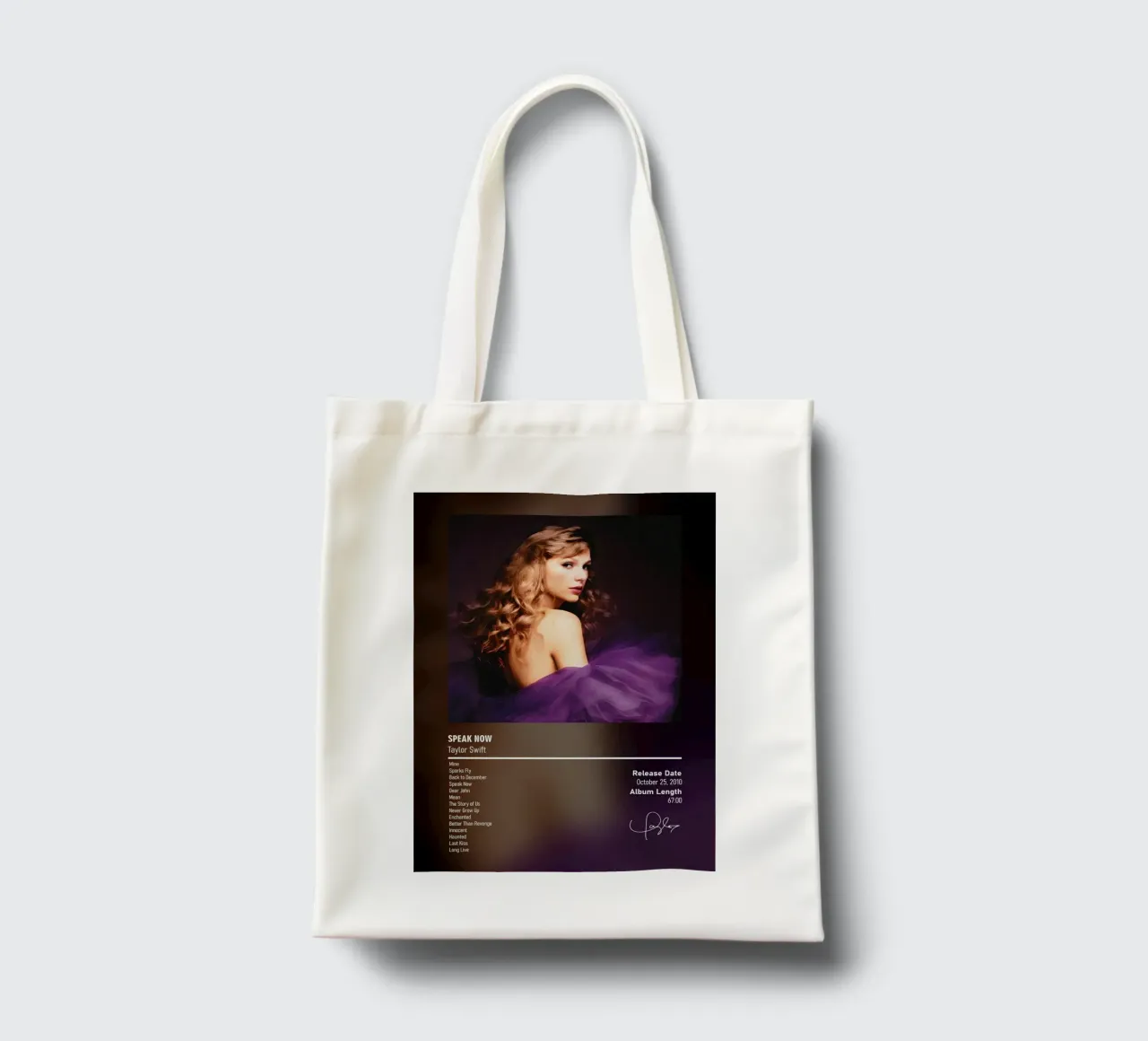 Speak Now (2010)  Taylor Swift borsa in juta da DGUnder