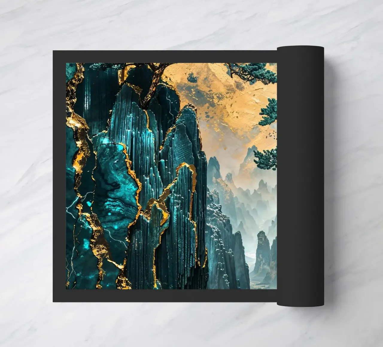 Kintsugi Mountain Realm zerbino da Pixaverse